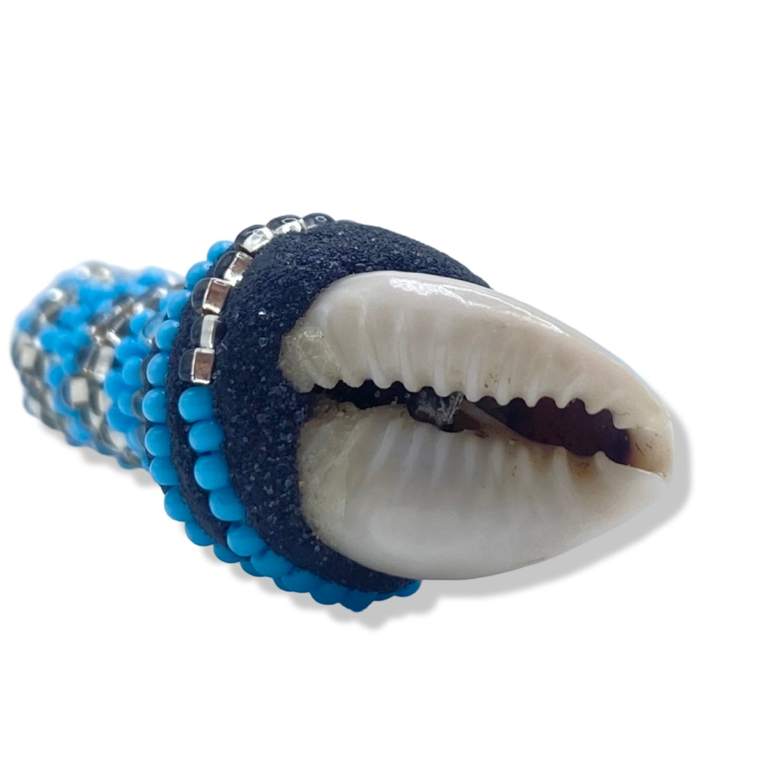 Handmade Ilde de Yemayá Asesú Bracelet - Cowrie Shell Yoruba Santeria Orisha - SanteriaGuide