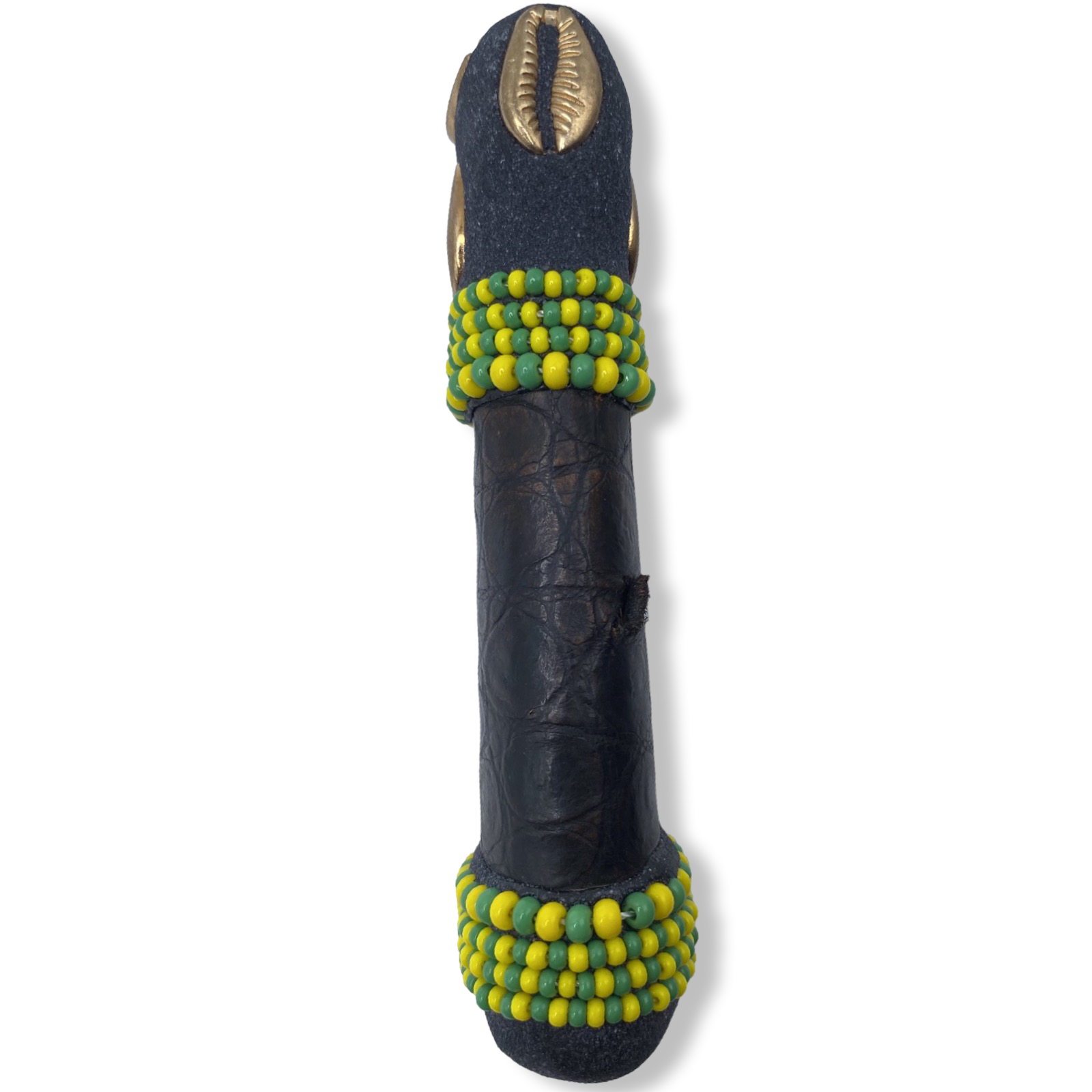 Pinaldo Cuchillo para Orunmila – De Piel, Diseño 5 (Knife with Leather for Orunmila – Design 5) - SanteriaGuide