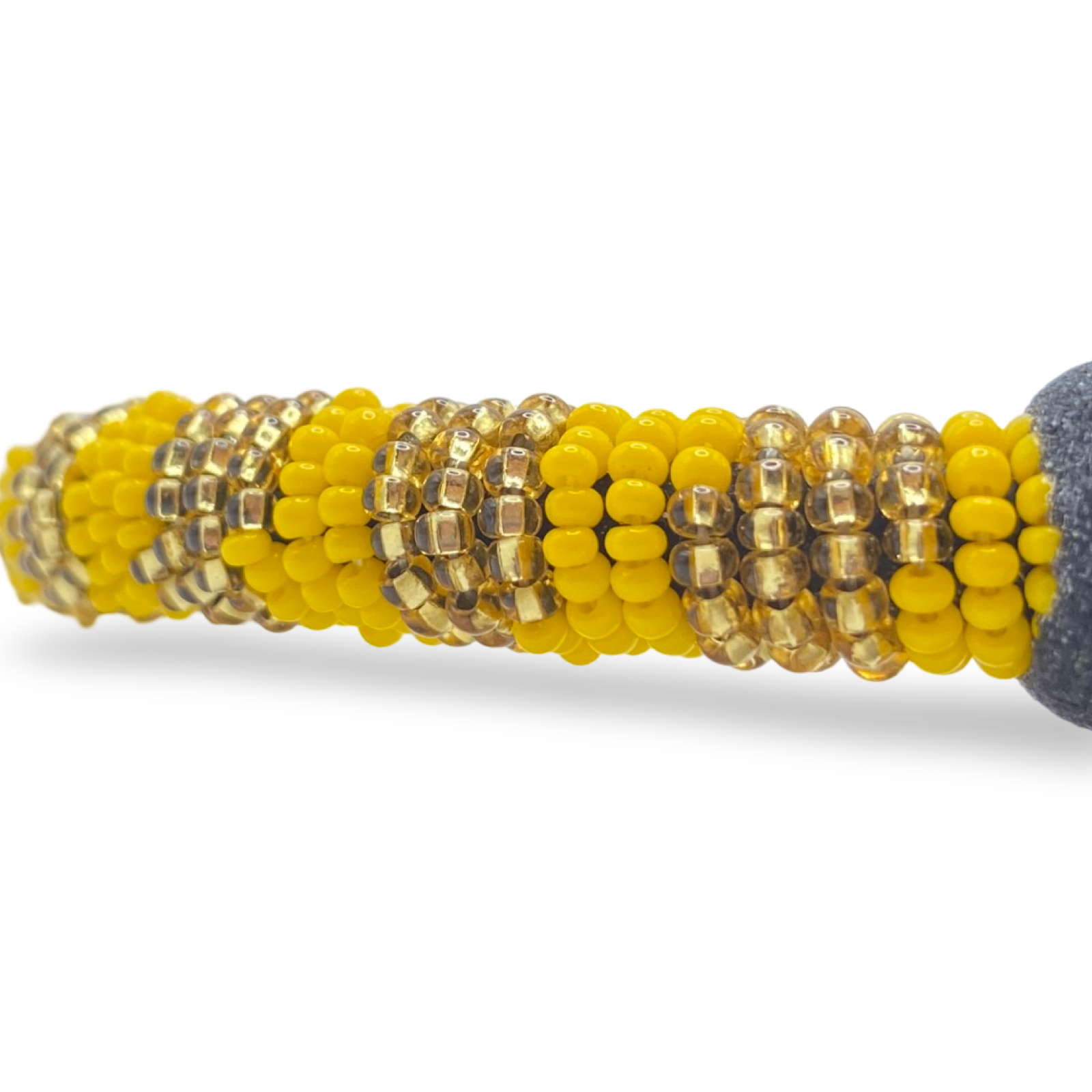 Handmade Ilde de Oshún Bracelet - Cowrie Shells & Bronze Yoruba Santeria Orisha - SanteriaGuide