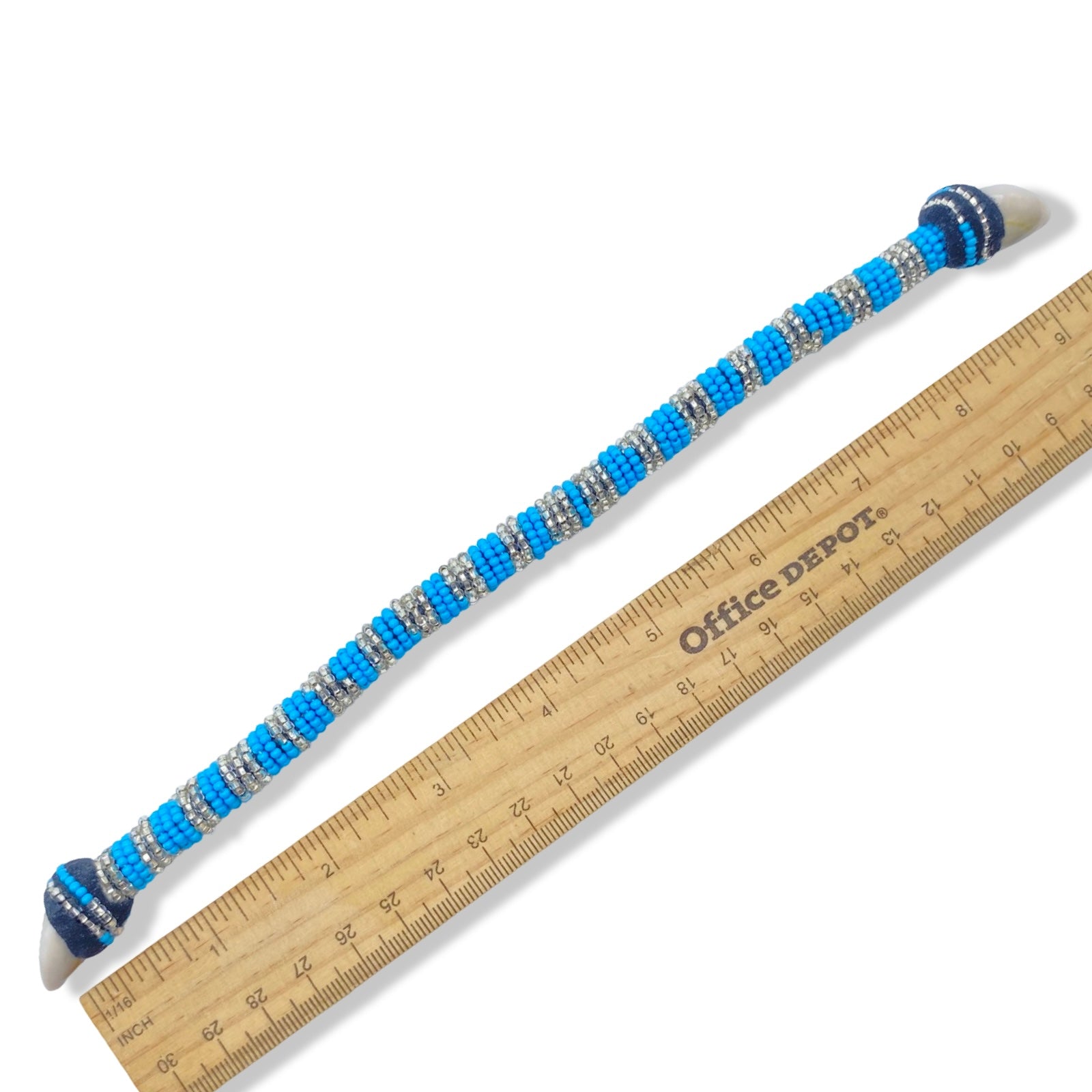 Handmade Ilde de Yemayá Asesú Bracelet - Cowrie Shell Yoruba Santeria Orisha - SanteriaGuide