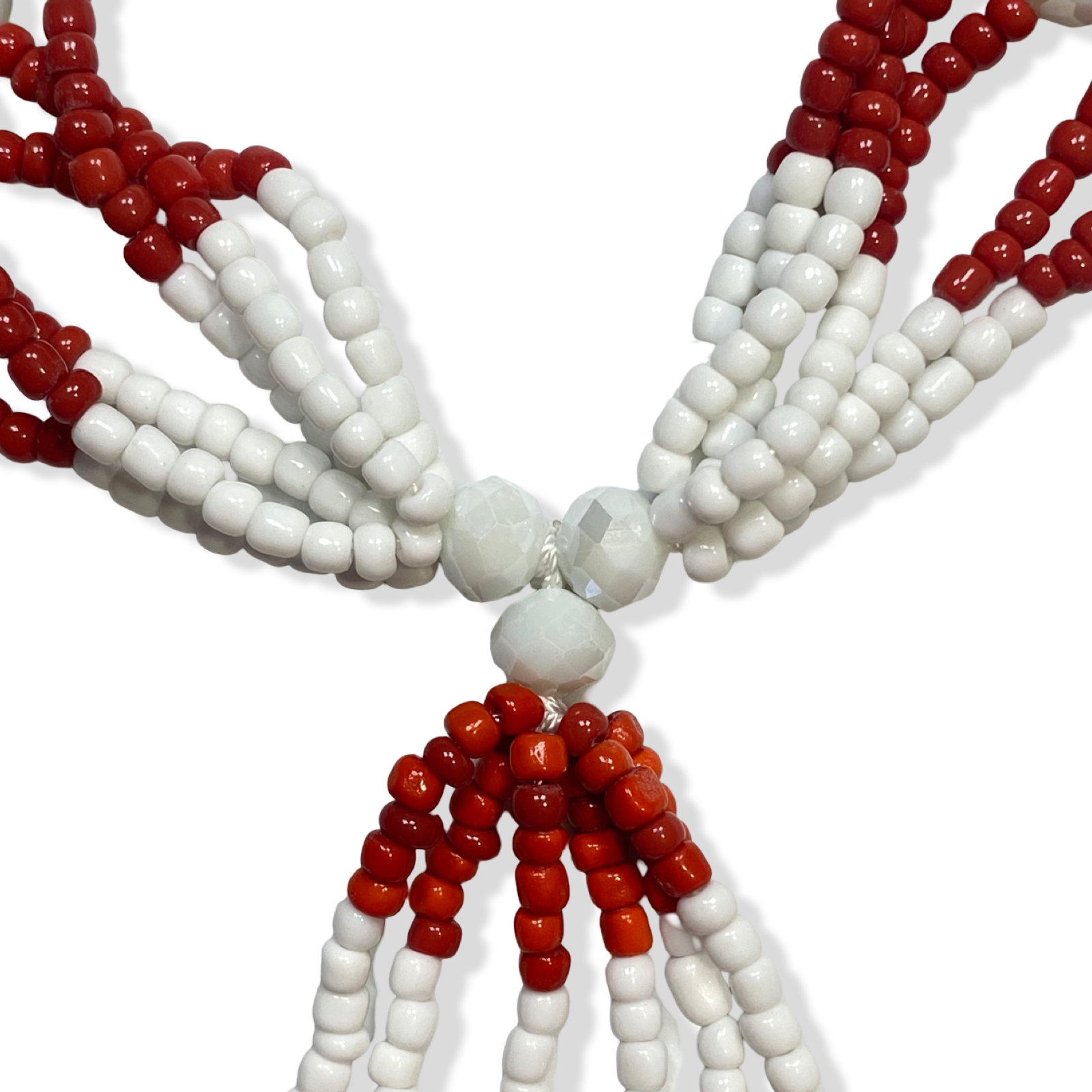 Mazo de Shango - Red & White Yoruba Santeria Orisha - SanteriaGuide