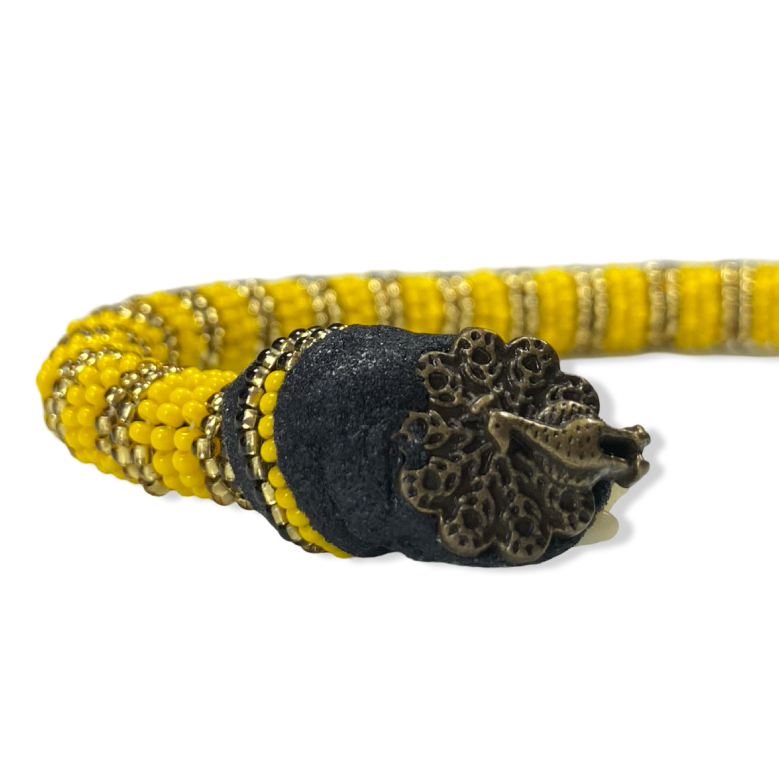 Handmade Ilde de Oshún Bracelet - Cowrie Shells Yoruba Santeria Orisha - SanteriaGuide