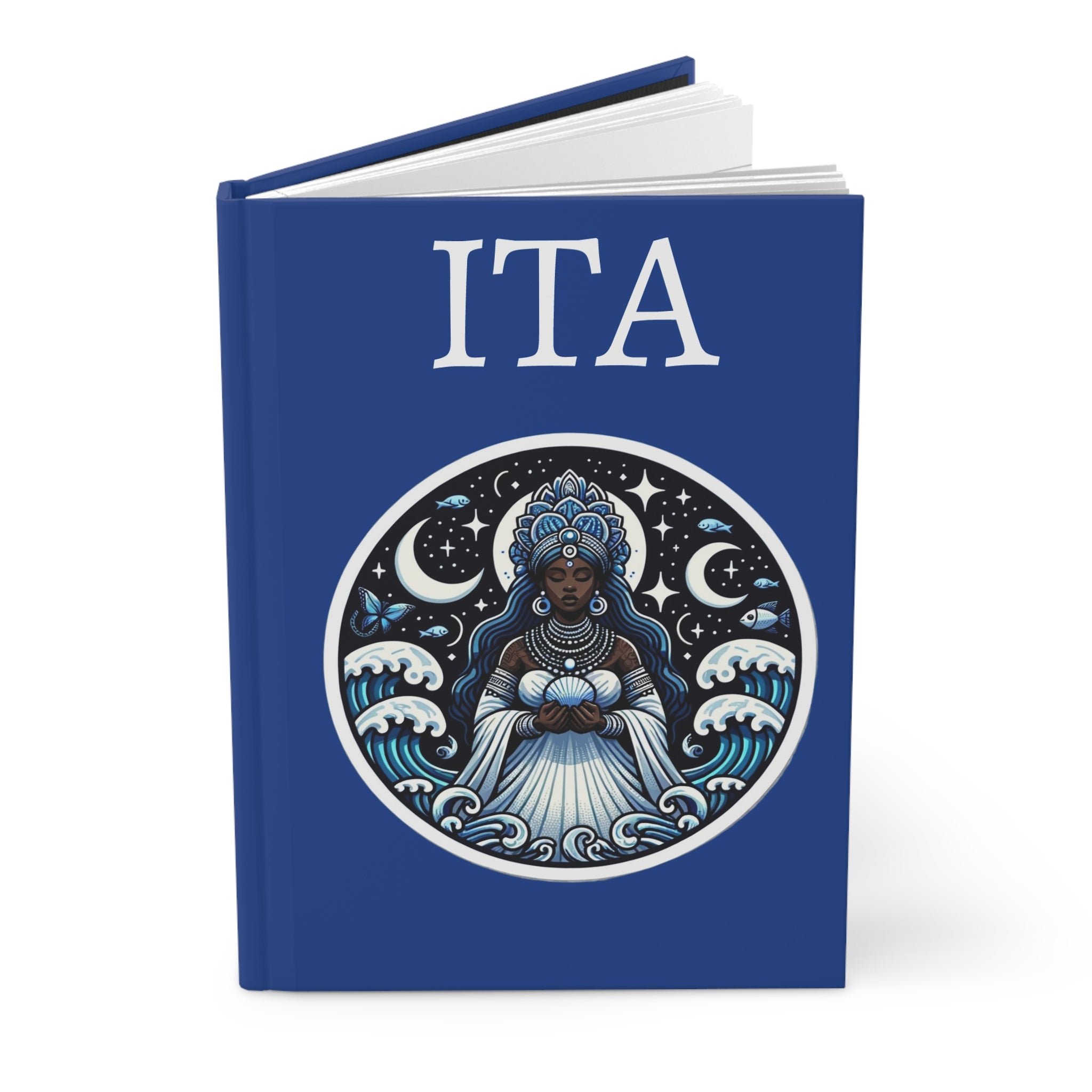 Yemaya Hardcover Journal: Matte Finish ITA for Spiritual Reflection