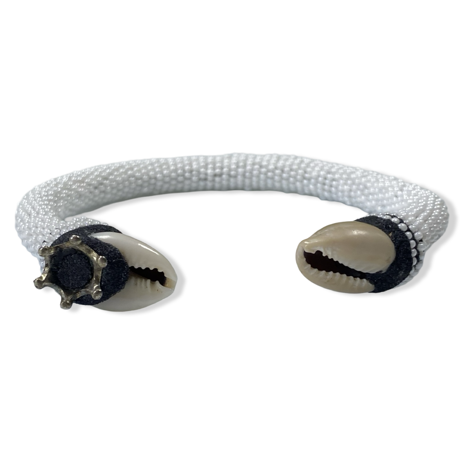 Handmade Ilde de Obatalá Bracelet - Cowrie Shell Yoruba Santeria Orisha - SanteriaGuide