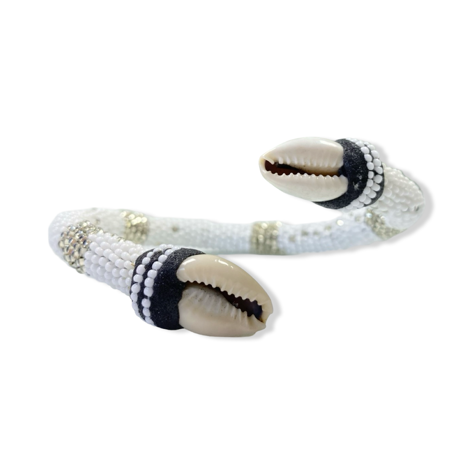 Handmade Ilde de Obatalá Bracelet - Cowrie Shell Yoruba Santeria Orisha - SanteriaGuide