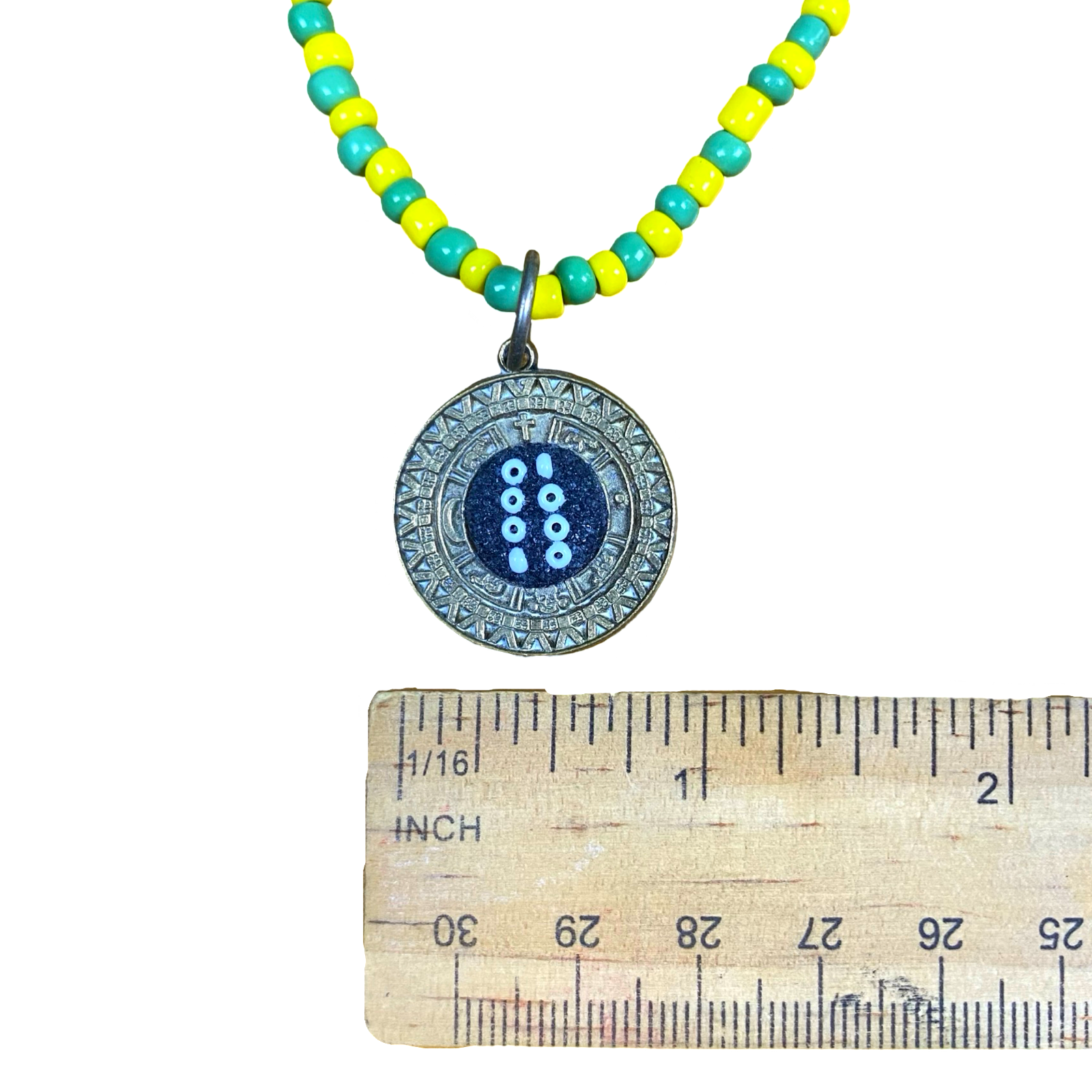 Handmade Tablerito de Orula Pendant – Yoruba Santería Orisha Necklace Charm