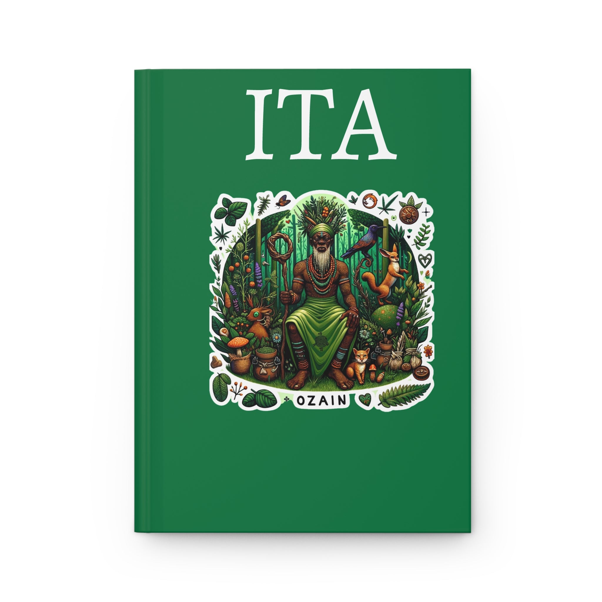 Ozain Osain Hardcover Journal: Matte Finish ITA for Spiritual Reflection