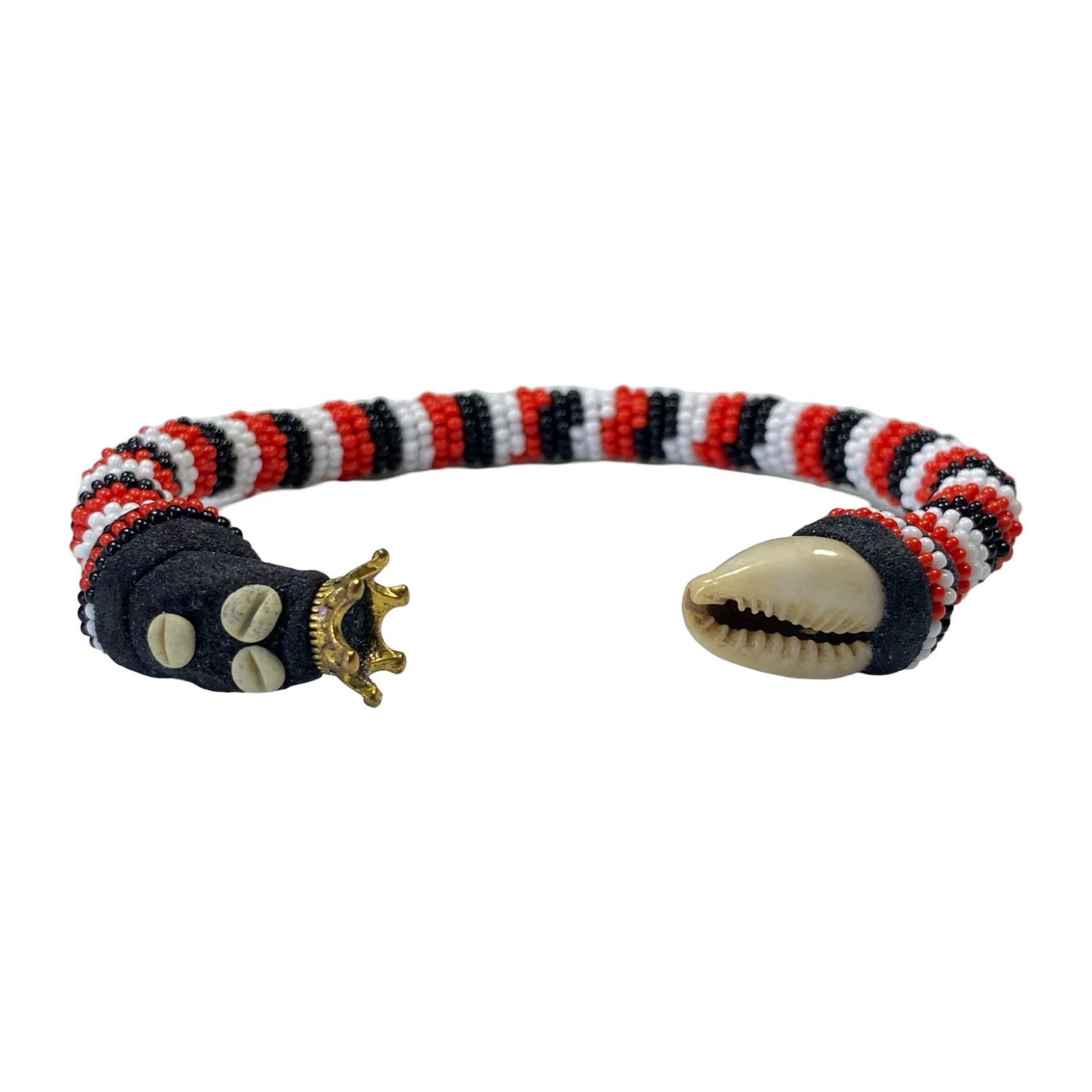 Handmade Ilde de Eleguá Laroyé Bracelet - Cowrie Shells or Face Design Yoruba Santeria Orisha - SanteriaGuide