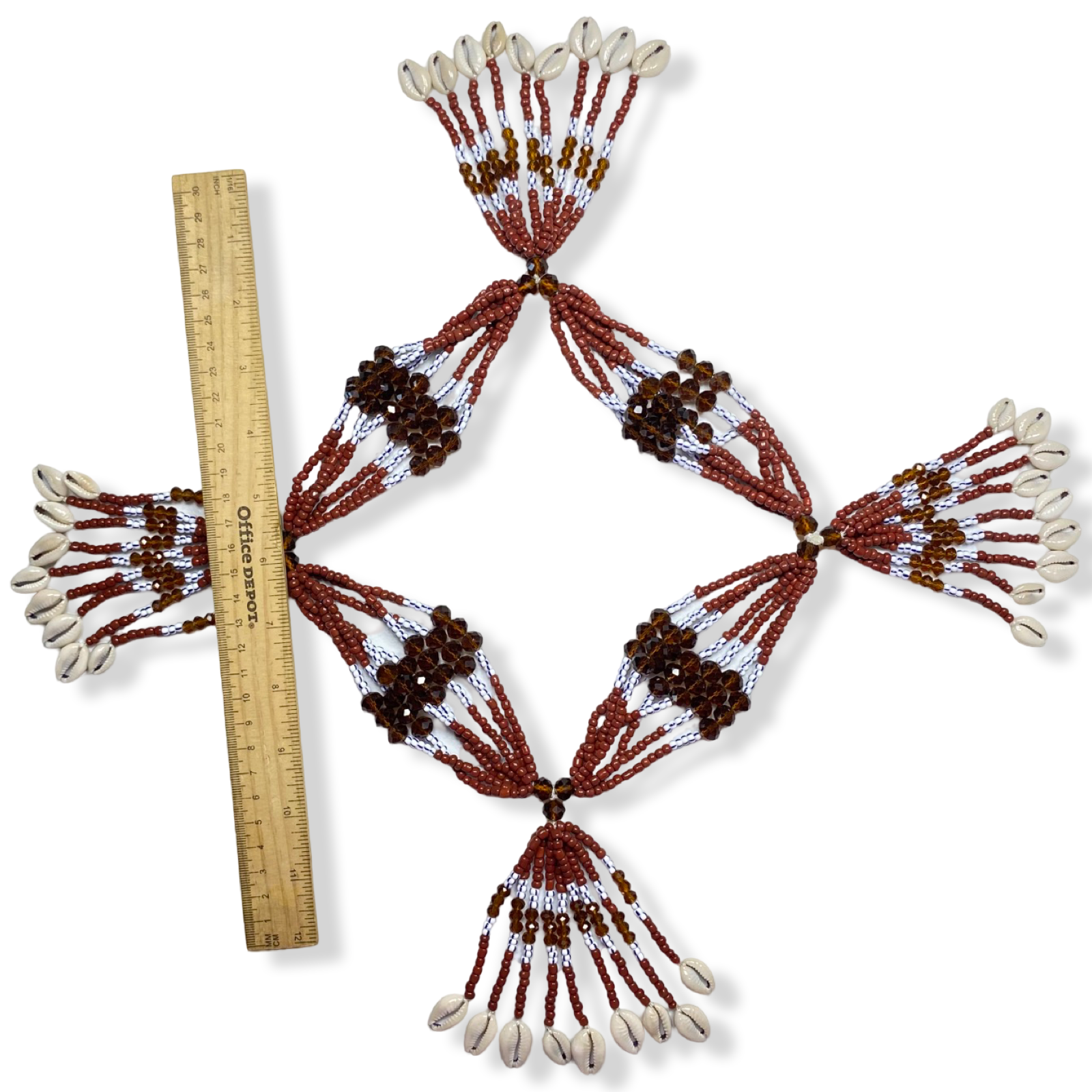 Mazo de Babalú Ayé – En Cristal (Babalú Ayé Crystal Mazo for Sopera) - SanteriaGuide