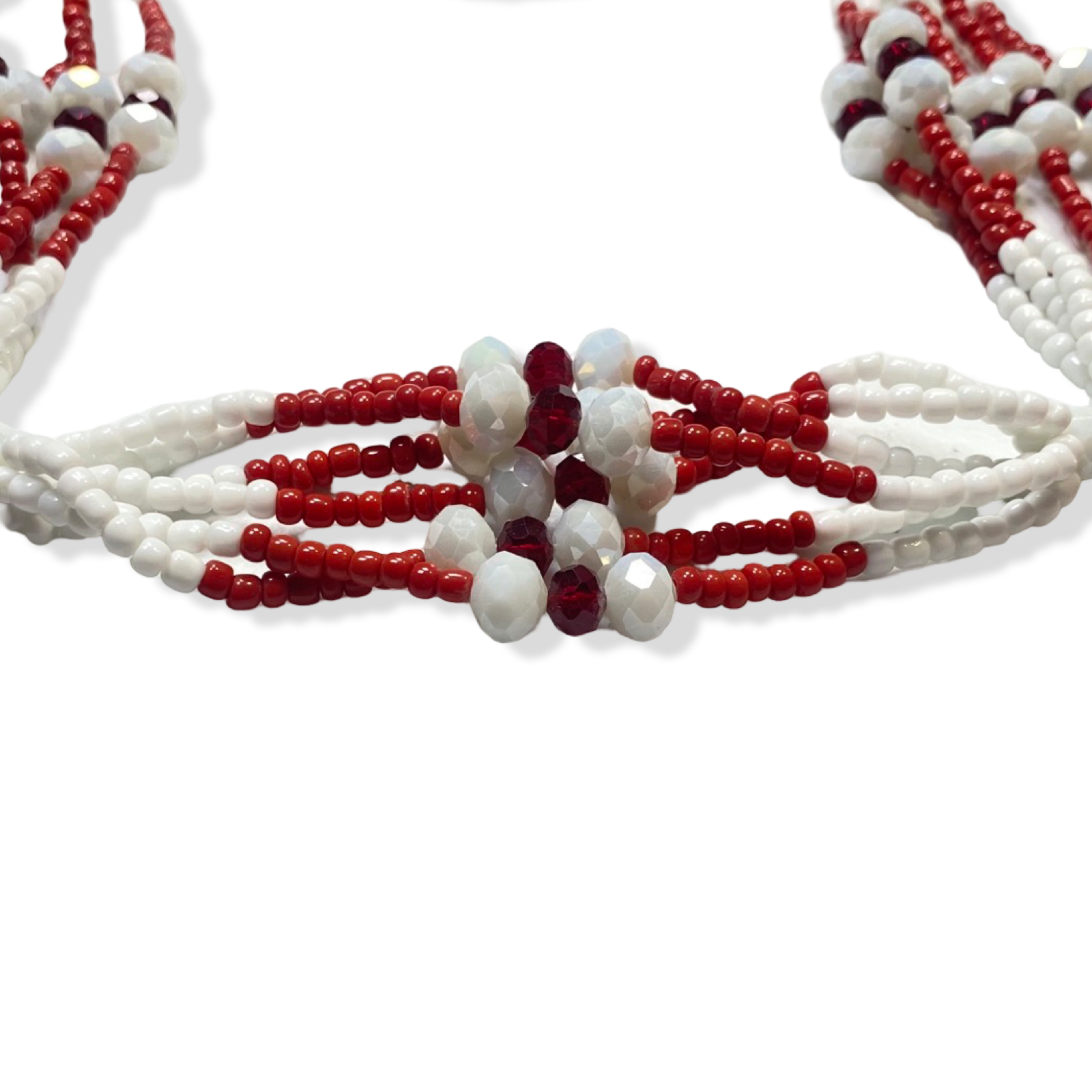 Mazo de Shango - Red & White Yoruba Santeria Orisha - SanteriaGuide