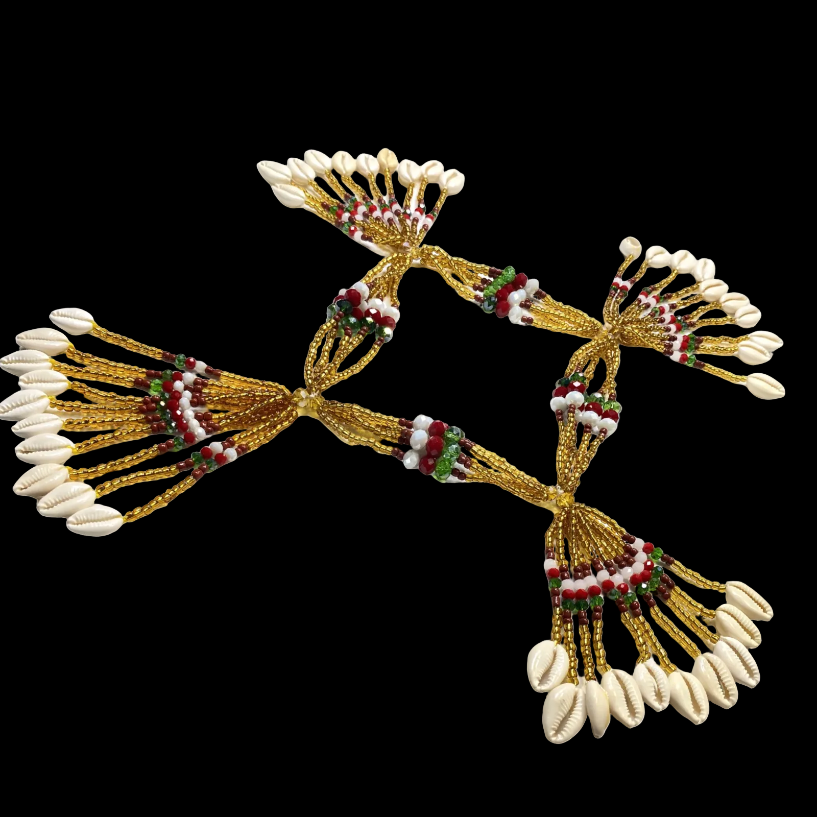 Handmade Mazo de Oshún Ibu Acuaro - Crystal for Sopera | Yoruba Santería Orisha - SanteriaGuide