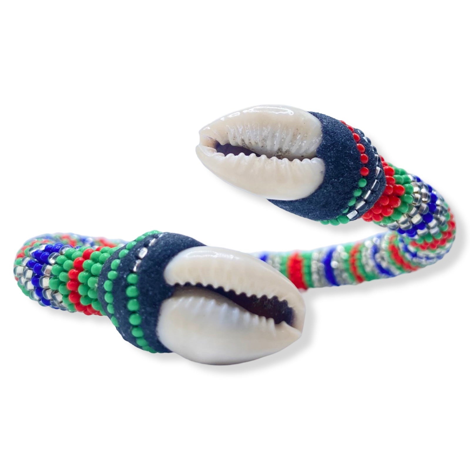 Handmade Ilde de Yemayá Mayelewo Bracelet - Cowrie Shell Yoruba Santeria Orisha - SanteriaGuide