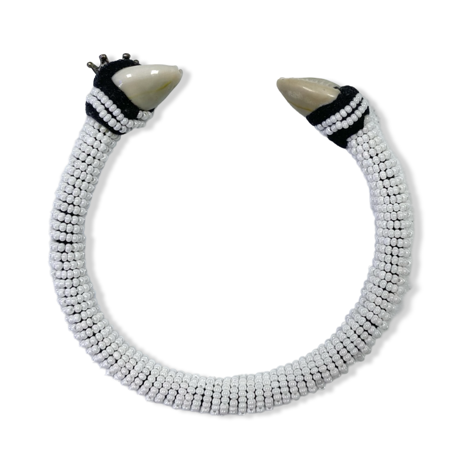 Handmade Ilde de Obatalá Bracelet - Cowrie Shell Yoruba Santeria Orisha - SanteriaGuide