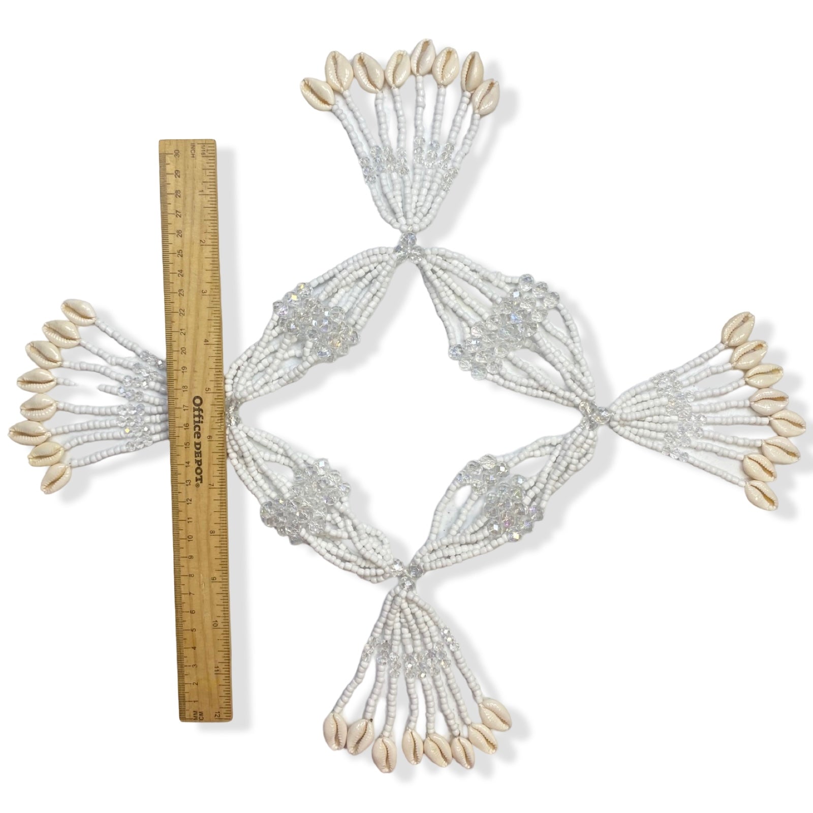 Mazo de Obatalá – En Cristal para Sopera (Obatalá Mazo – Crystal for Sopera) - SanteriaGuide