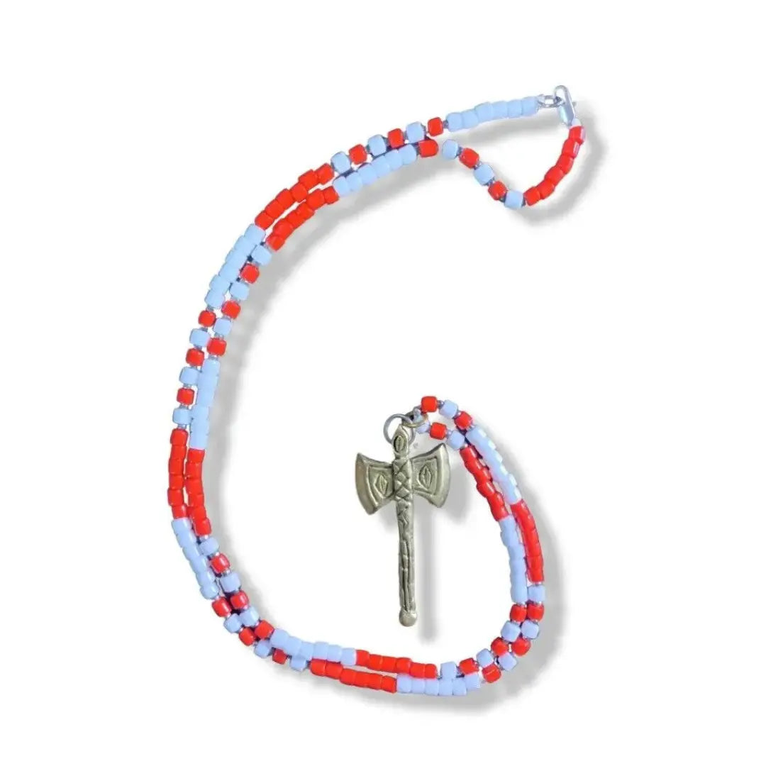 Eleke de Shango – Dije de Bronce (Shango Necklace with Bronze Pendant) - SanteriaGuide