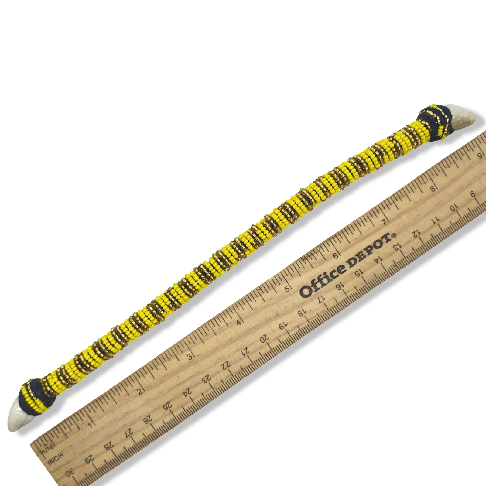 Handmade Ilde de Oshún Bracelet - Cowrie Shells Yoruba Santeria Orisha - SanteriaGuide