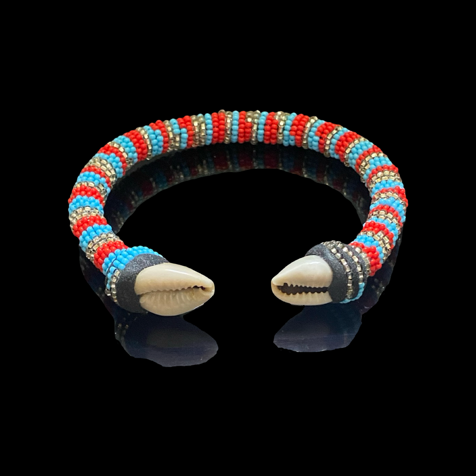 Pulsera hecha a mano Ilde de Yemayá Ashabá - Cowrie Shell Yoruba Santeria Orisha