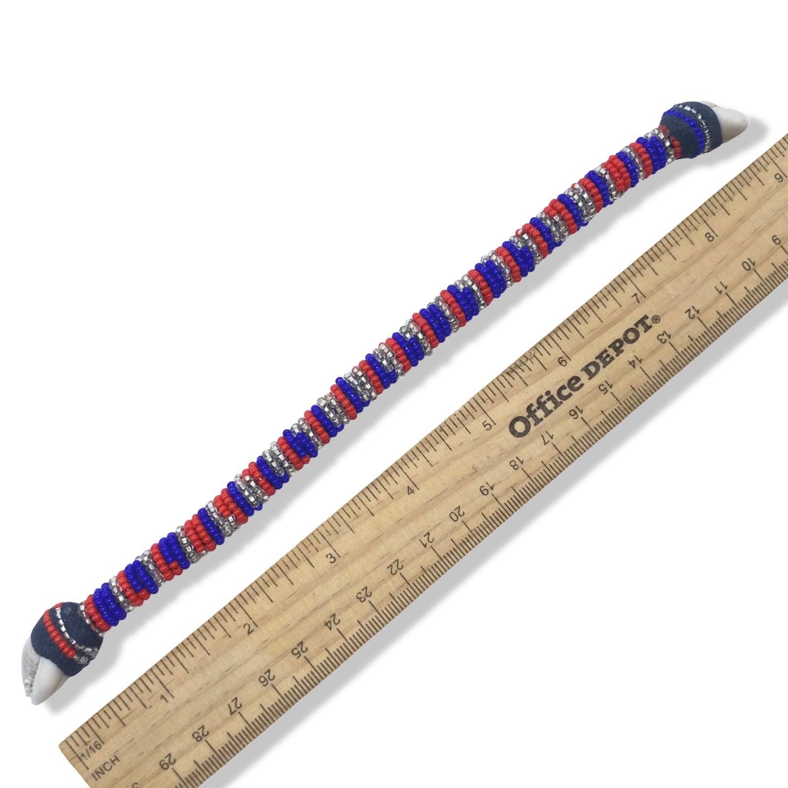 Handmade Ilde de Yemayá Okuté Bracelet - Cowrie Shell Yoruba Santeria Orisha - SanteriaGuide