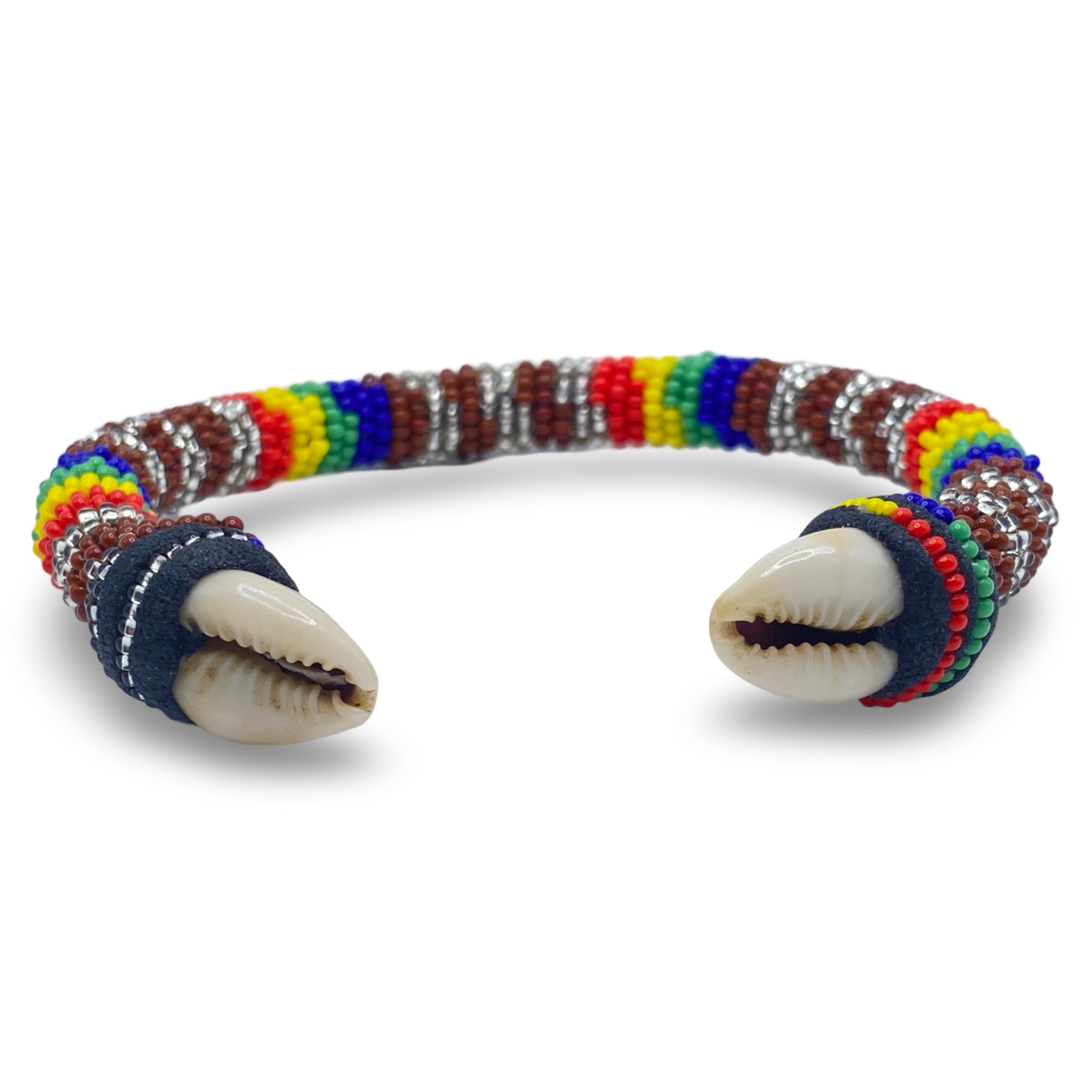 Handmade Ilde de Agayú Bracelet - Cowrie Shell Yoruba Santeria Orisha - SanteriaGuide