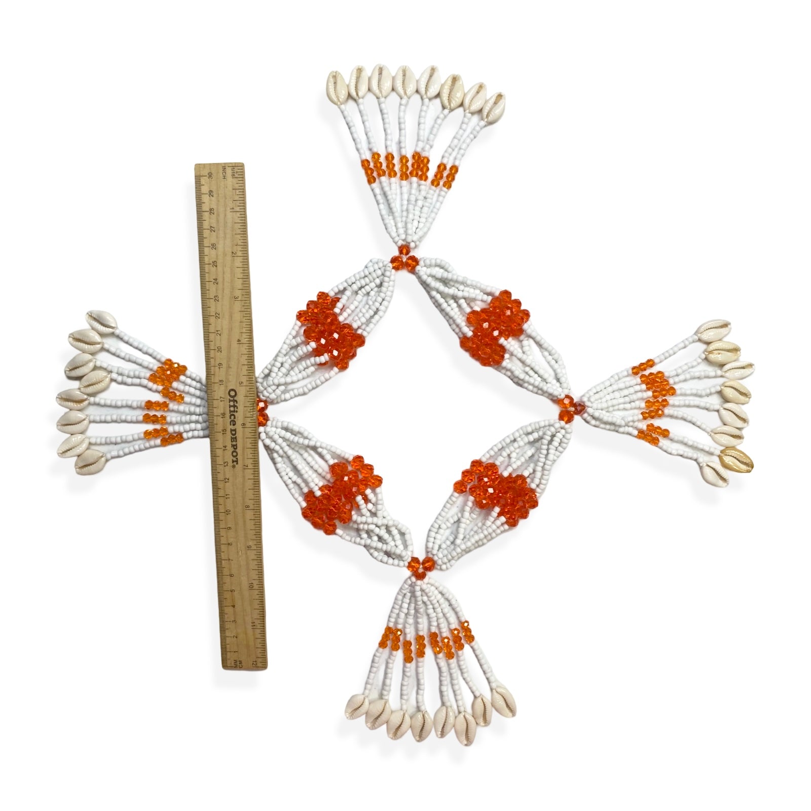 Mazo de Obatalá Oshagriñá – En Cristal para Sopera (Obatalá Oshagriñá Mazo – Crystal for Sopera) - SanteriaGuide