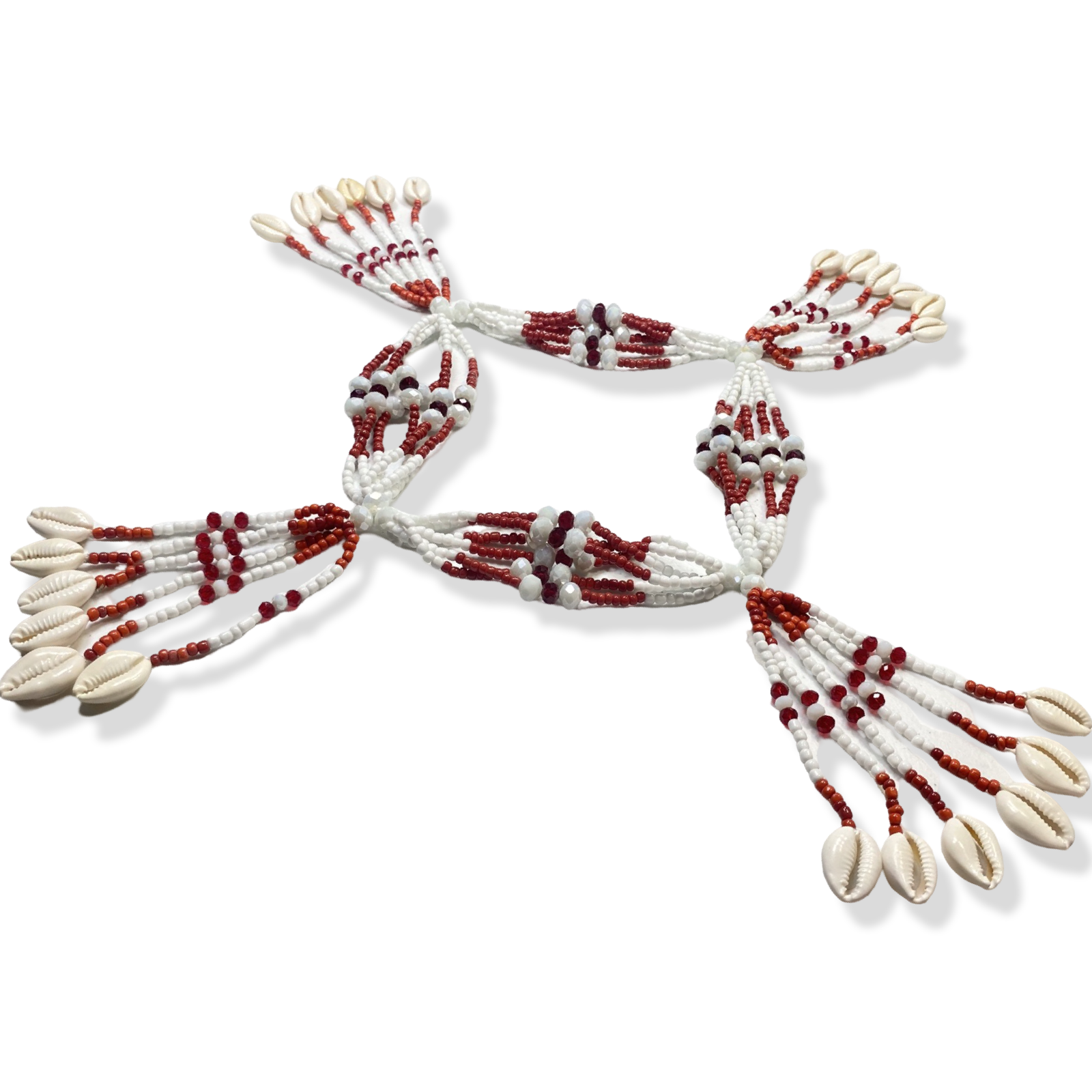 Mazo de Shango - Red & White Yoruba Santeria Orisha - SanteriaGuide