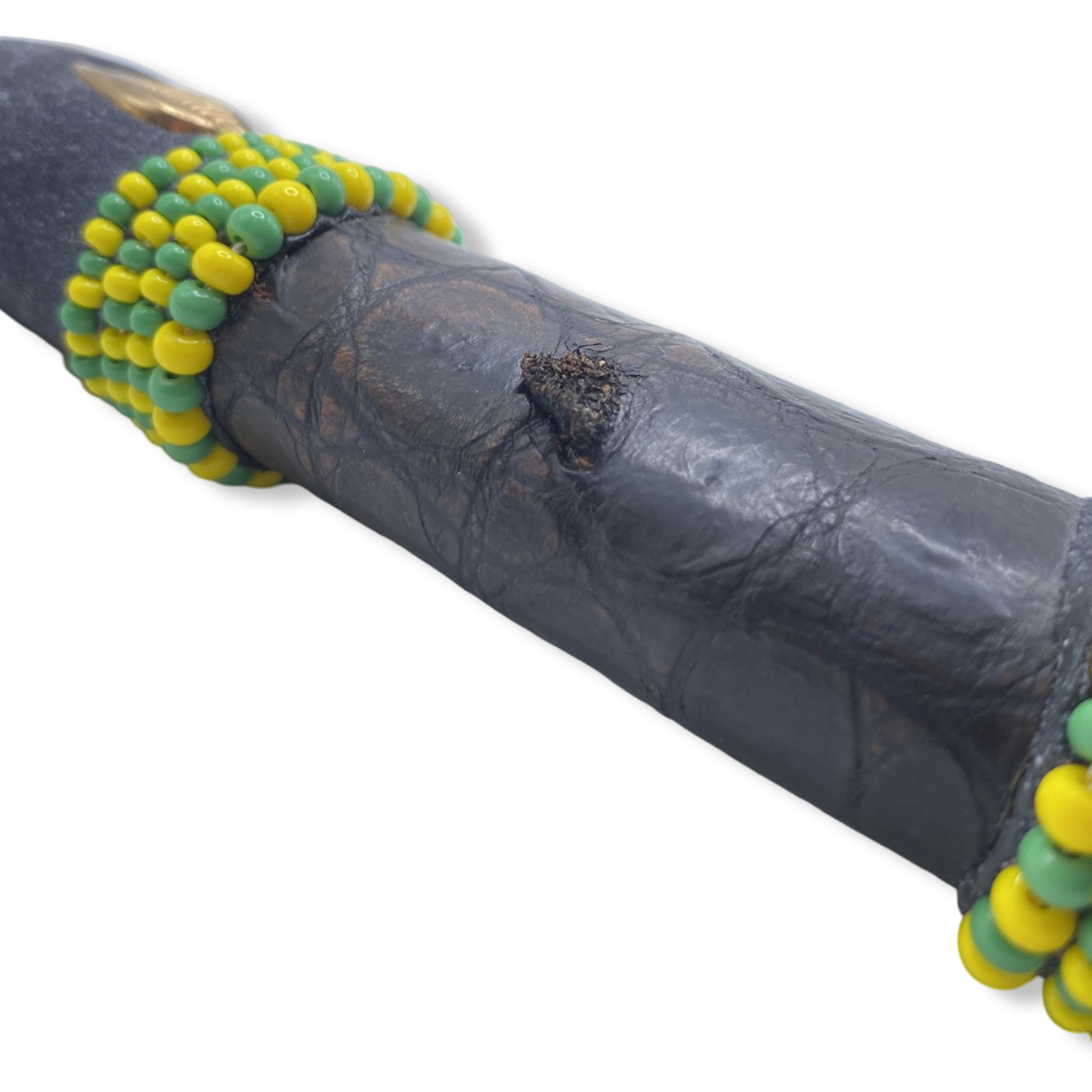 Pinaldo Cuchillo para Orunmila – De Piel, Diseño 5 (Knife with Leather for Orunmila – Design 5) - SanteriaGuide