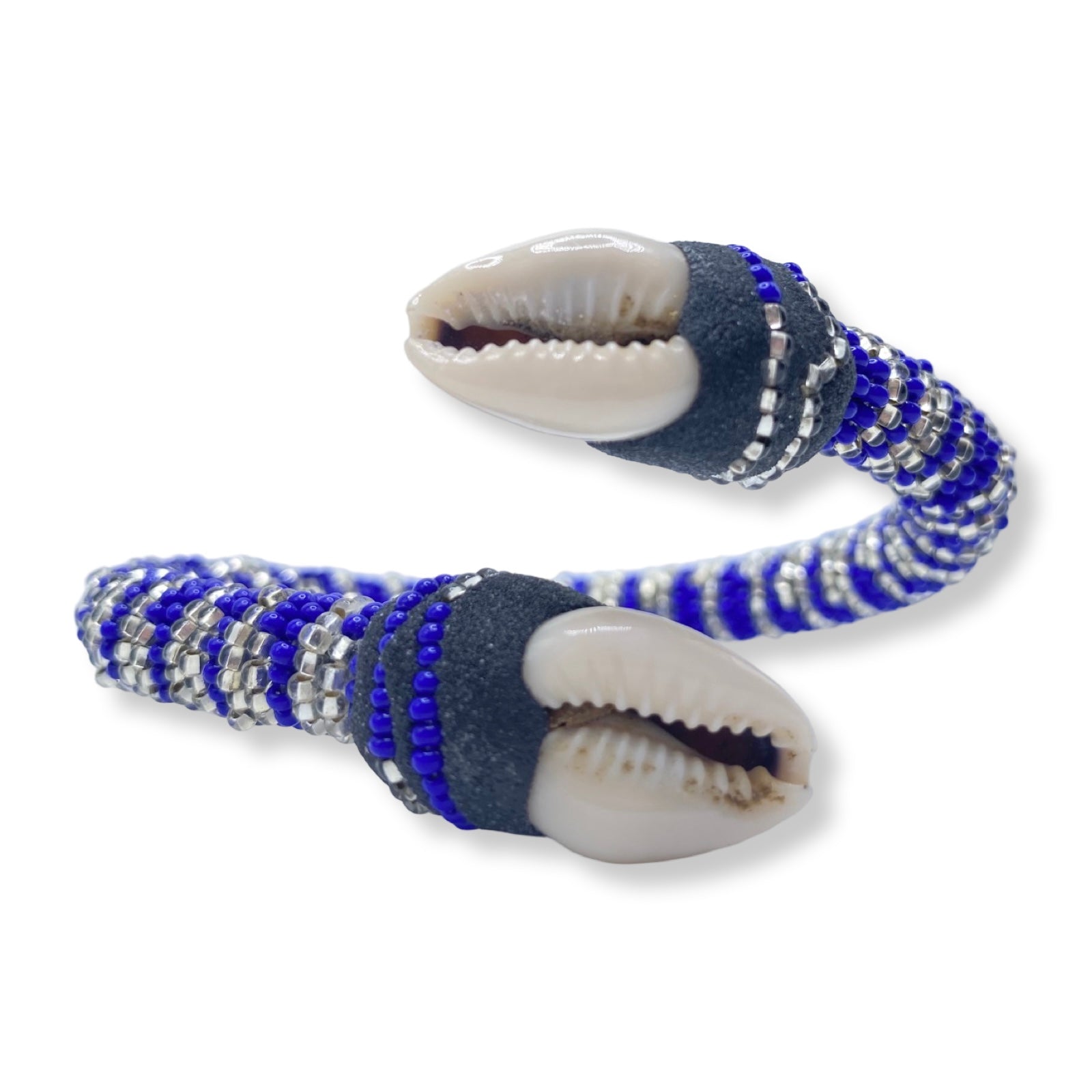 Handmade Ilde de Yemayá Yemoja Bracelet - Cowrie Shell Yoruba Santeria Orisha - SanteriaGuide