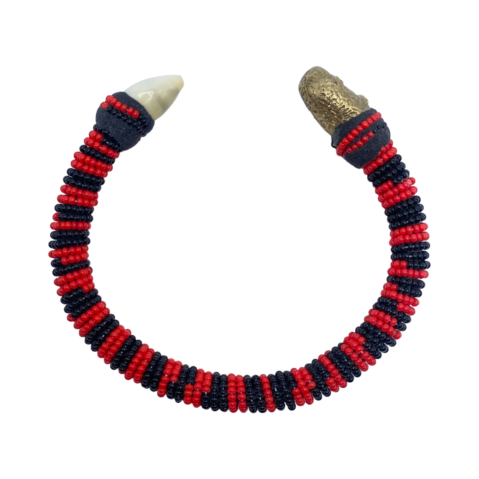 Handmade Ilde de Eleguá Laroyé Eshu Bracelet - Cowrie Shells & Bronze Yoruba Santeria Orisha - SanteriaGuide