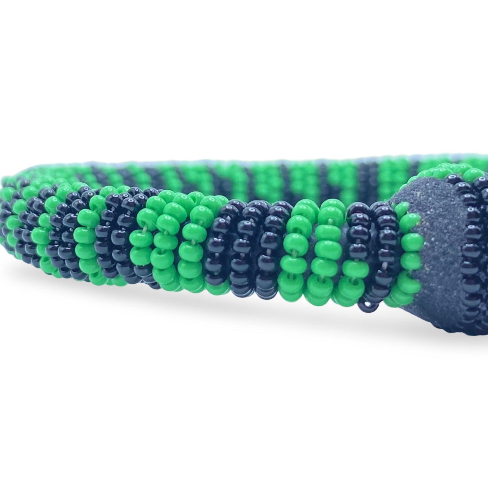 Handmade Ilde de Ogún Bracelet - Cowrie Shells and Bronze Yoruba Santeria Orisha - SanteriaGuide