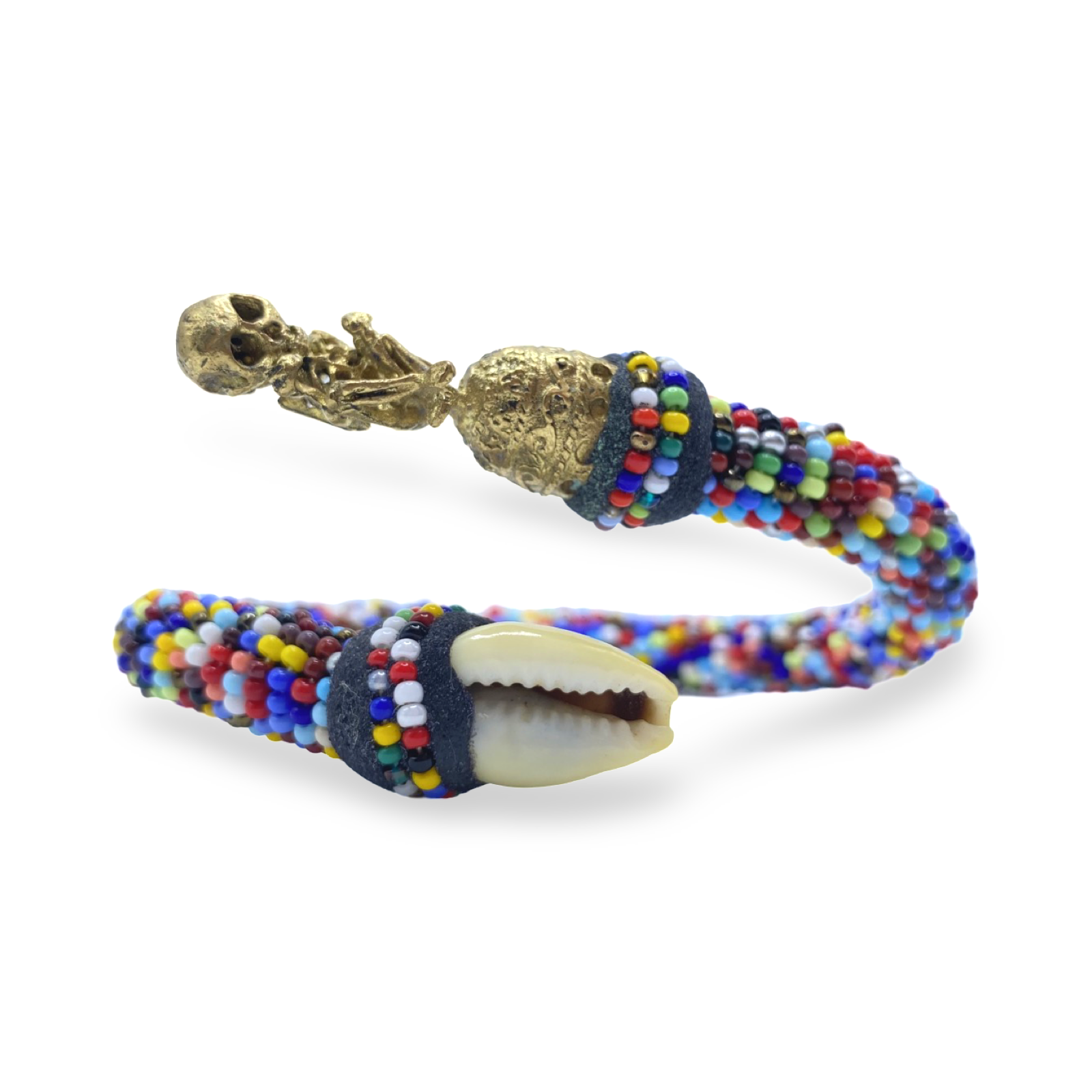 Pulsera Honrando Ancestros – Concha y Bronce (Bracelet Honoring Ancestors) - SanteriaGuide