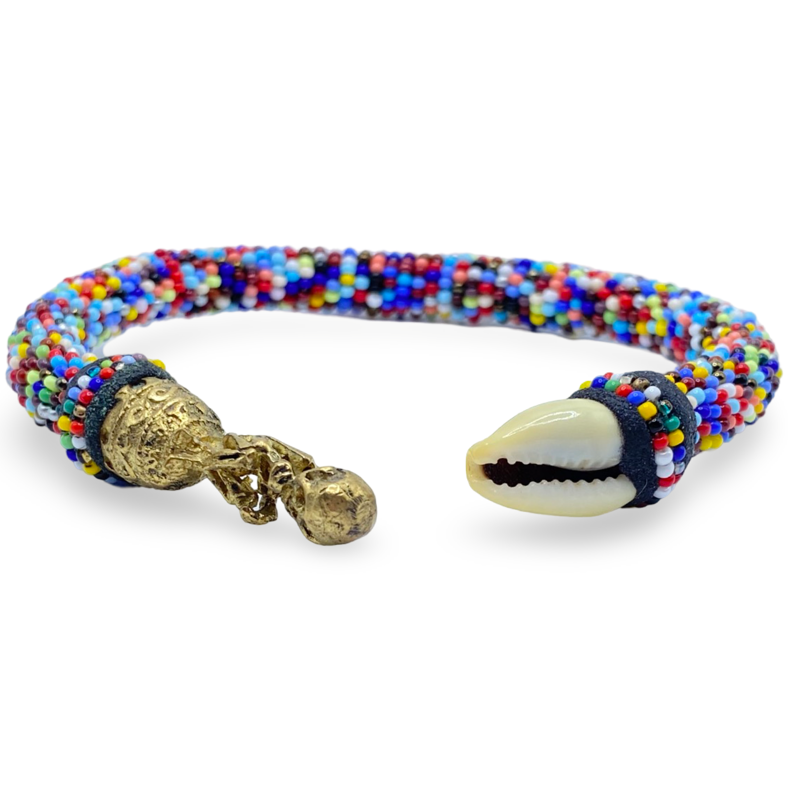 Pulsera Honrando Ancestros – Concha y Bronce (Bracelet Honoring Ancestors) - SanteriaGuide