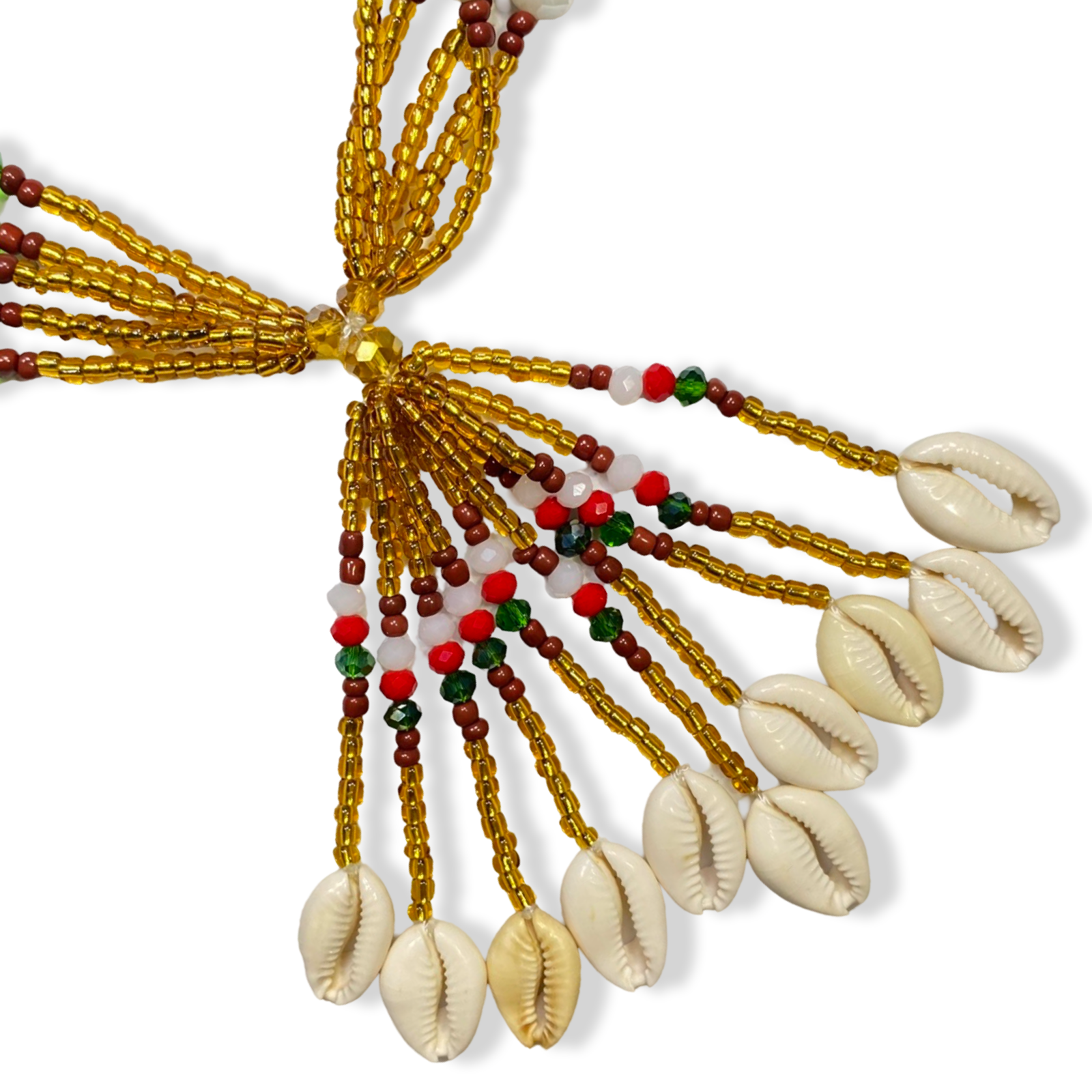 Handmade Mazo de Oshún Ibu Acuaro - Crystal for Sopera | Yoruba Santería Orisha - SanteriaGuide