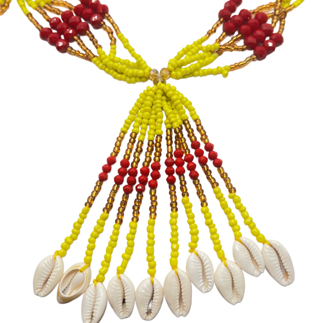 Mazo de Oshún Ibu Añá – En Cristal para Sopera (Oshún Ibu Añá Mazo – Cristal para Sopera)