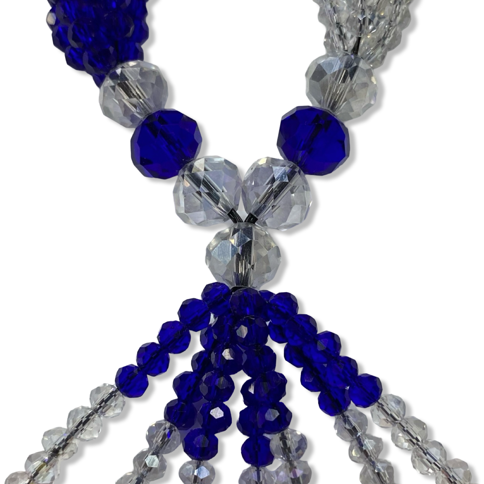 Handmade Gala de Olokun – Clear, Blue, Red, Yellow, and Green Glass Beads for Iyawó - SanteriaGuide