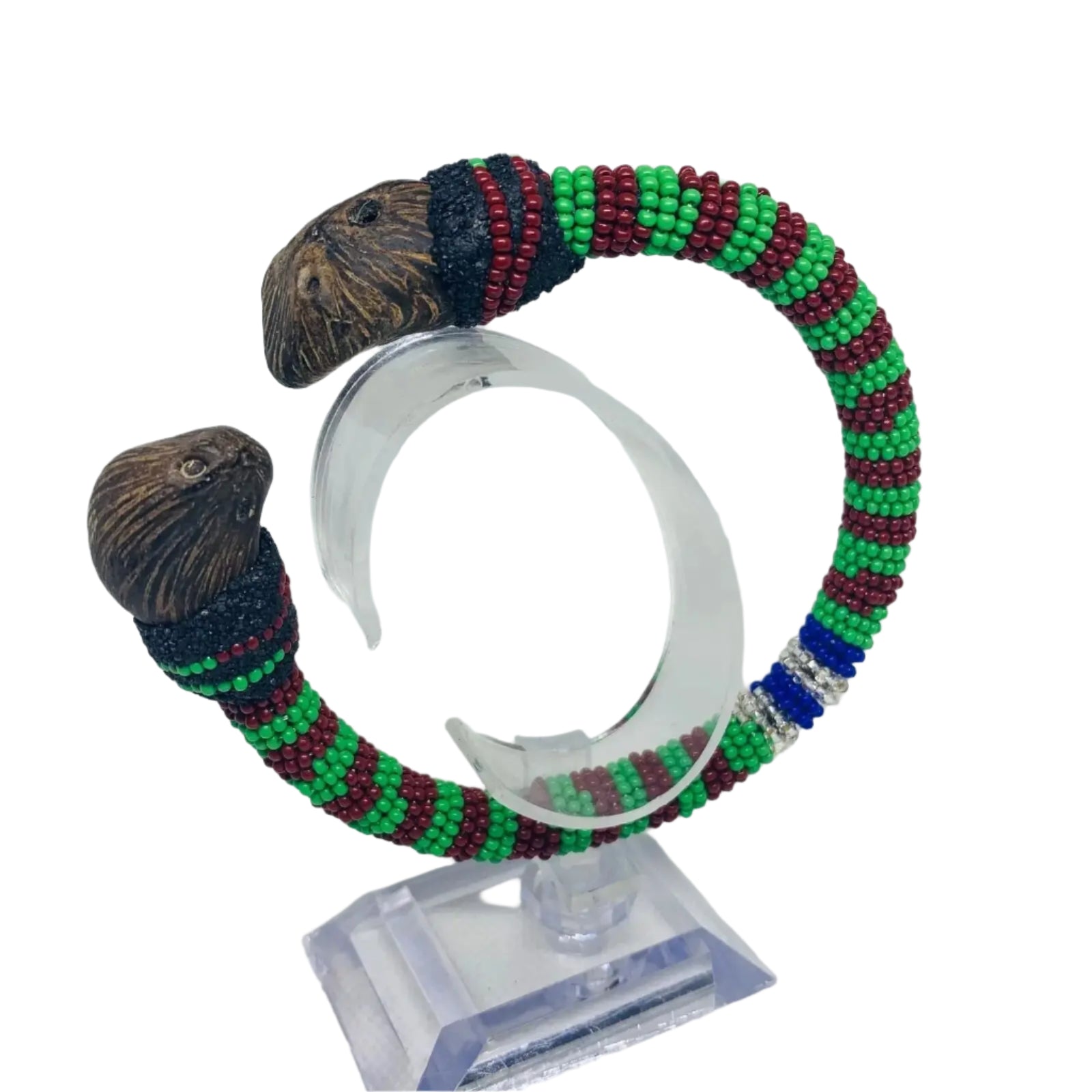 Handmade Ilde de Orula Bracelet with Ikin - Honoring Different Orishas/Santos - SanteriaGuide