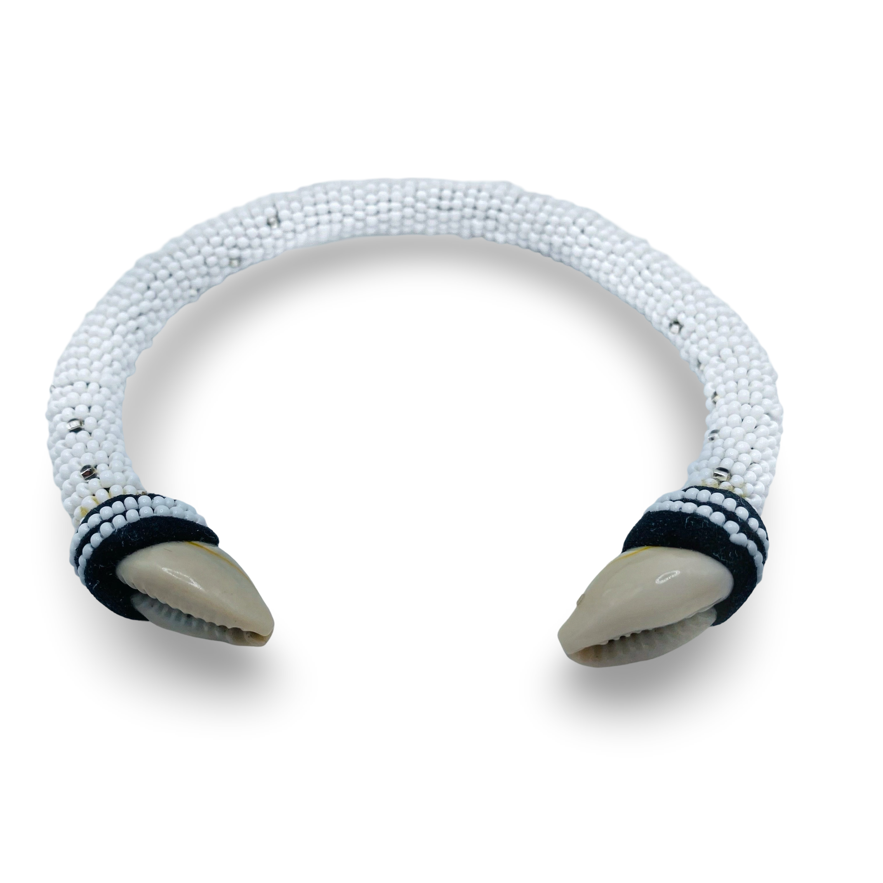 Handmade Ilde de Obatalá Bracelet - Cowrie Shell Yoruba Santeria Orisha - SanteriaGuide