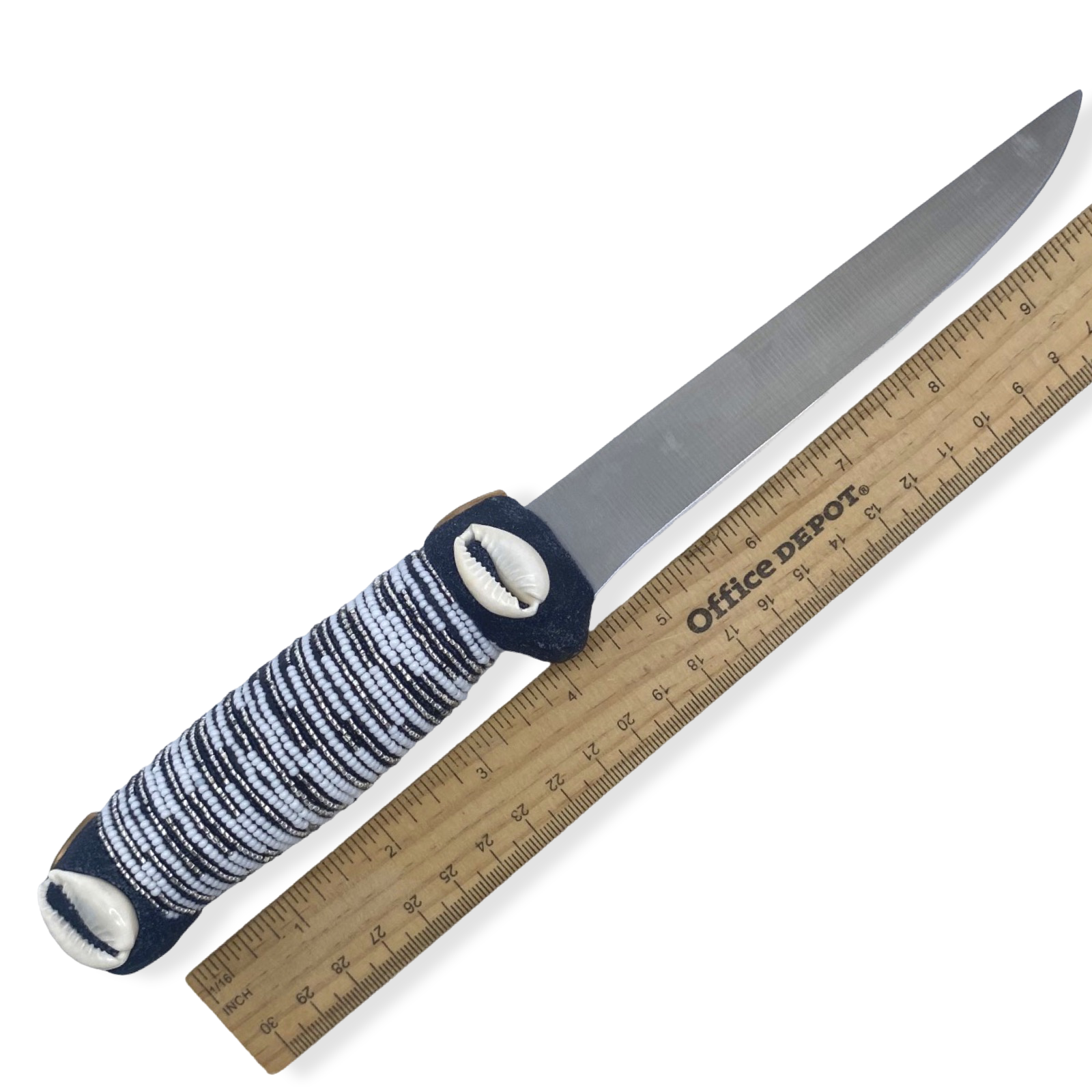 Pinaldo Cuchillo para Obatalá – Con Cuentas (Knife for Obatalá with Beads) - SanteriaGuide