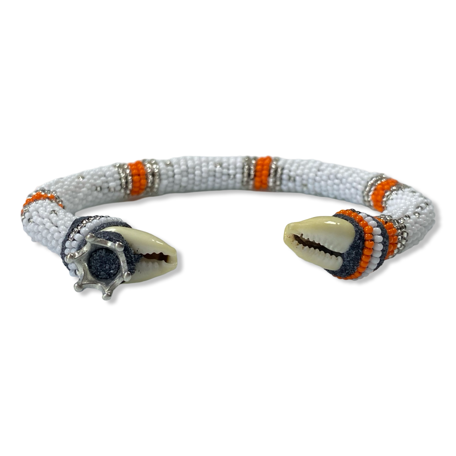 Handmade Ilde de Obatalá Oshagriña Bracelet - Cowrie Shell Yoruba Santeria Orisha - SanteriaGuide
