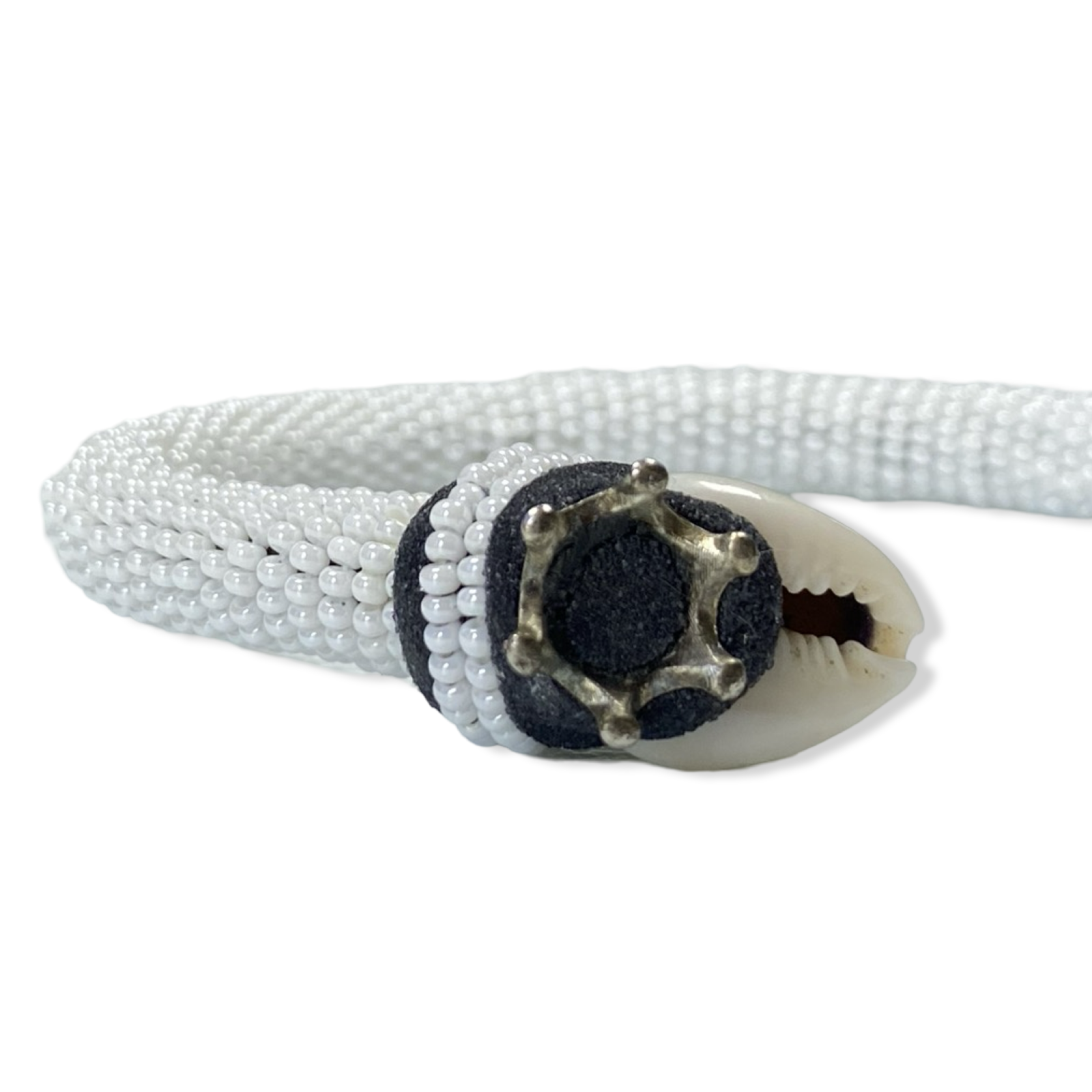 Handmade Ilde de Obatalá Bracelet - Cowrie Shell Yoruba Santeria Orisha - SanteriaGuide