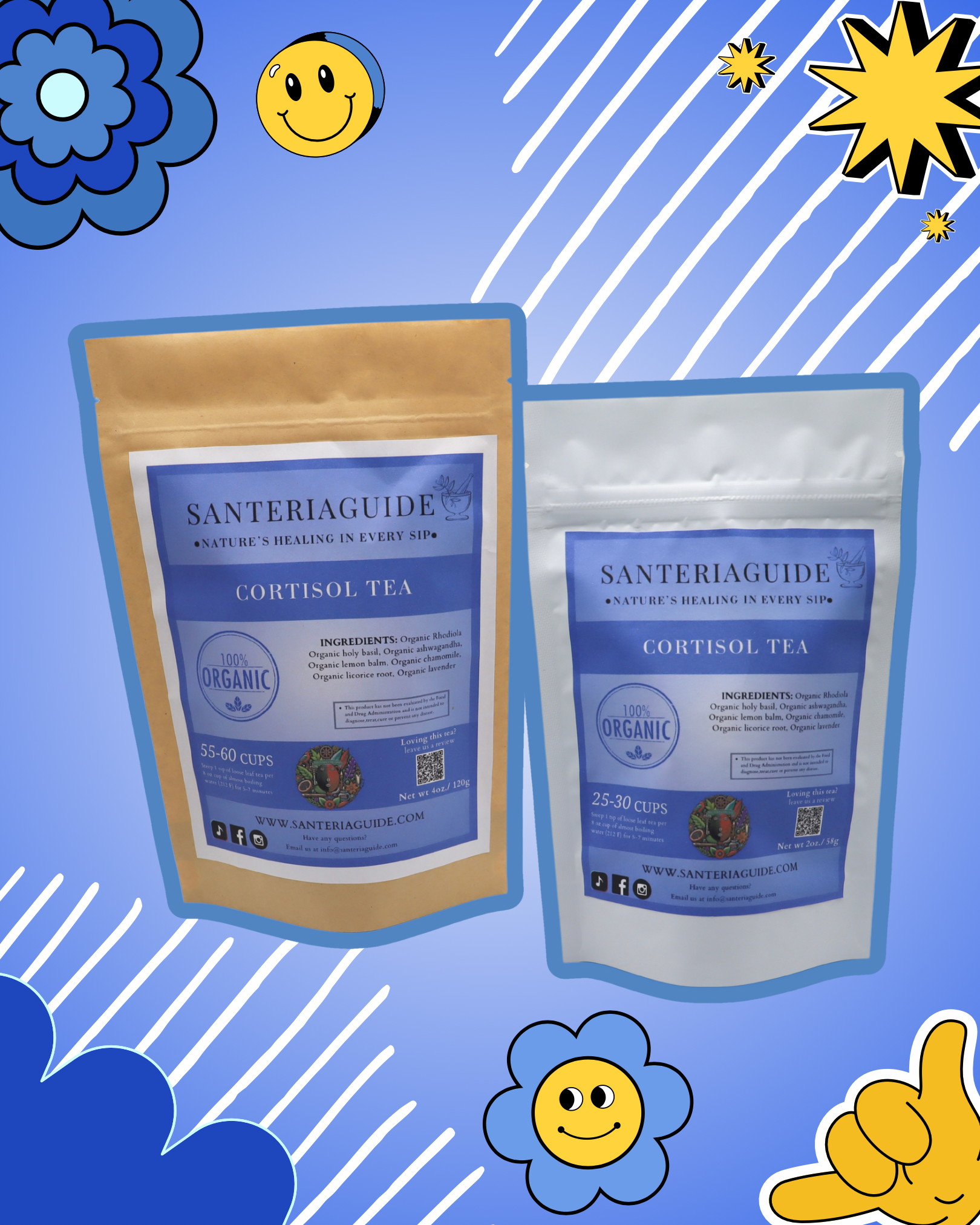 SanteriaGuides Cortisol Control Tea - SanteriaGuide