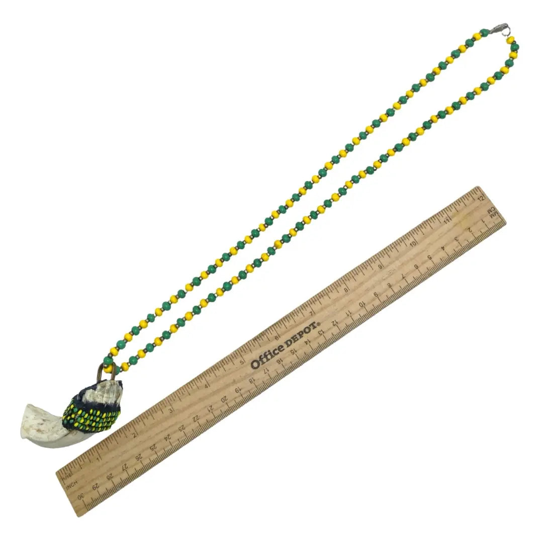 Eleke de Orunmila con Diente – Panteón Yoruba y Bantú (Orunmila Necklace with Tooth) - SanteriaGuide