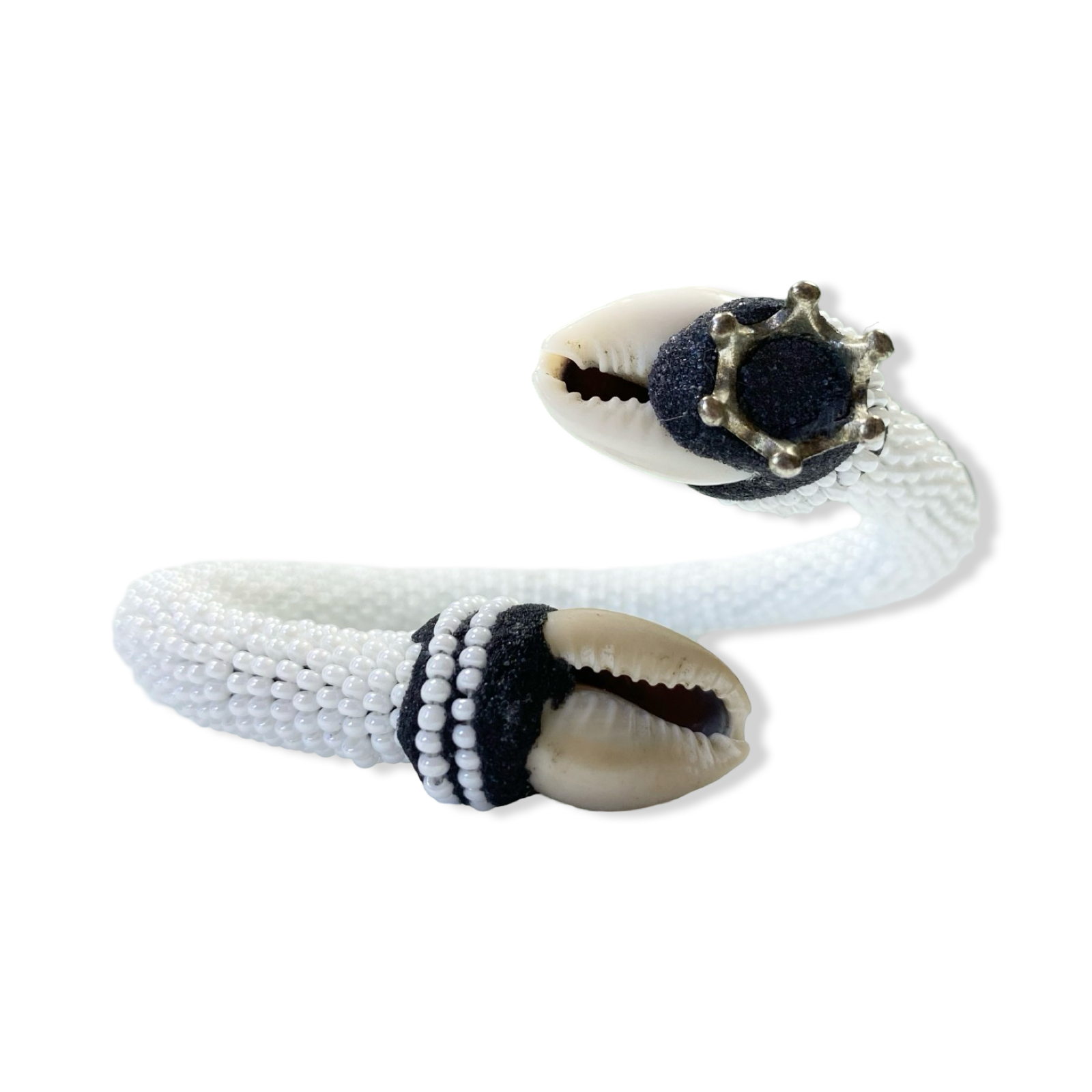 Handmade Ilde de Obatalá Bracelet - Cowrie Shell Yoruba Santeria Orisha - SanteriaGuide