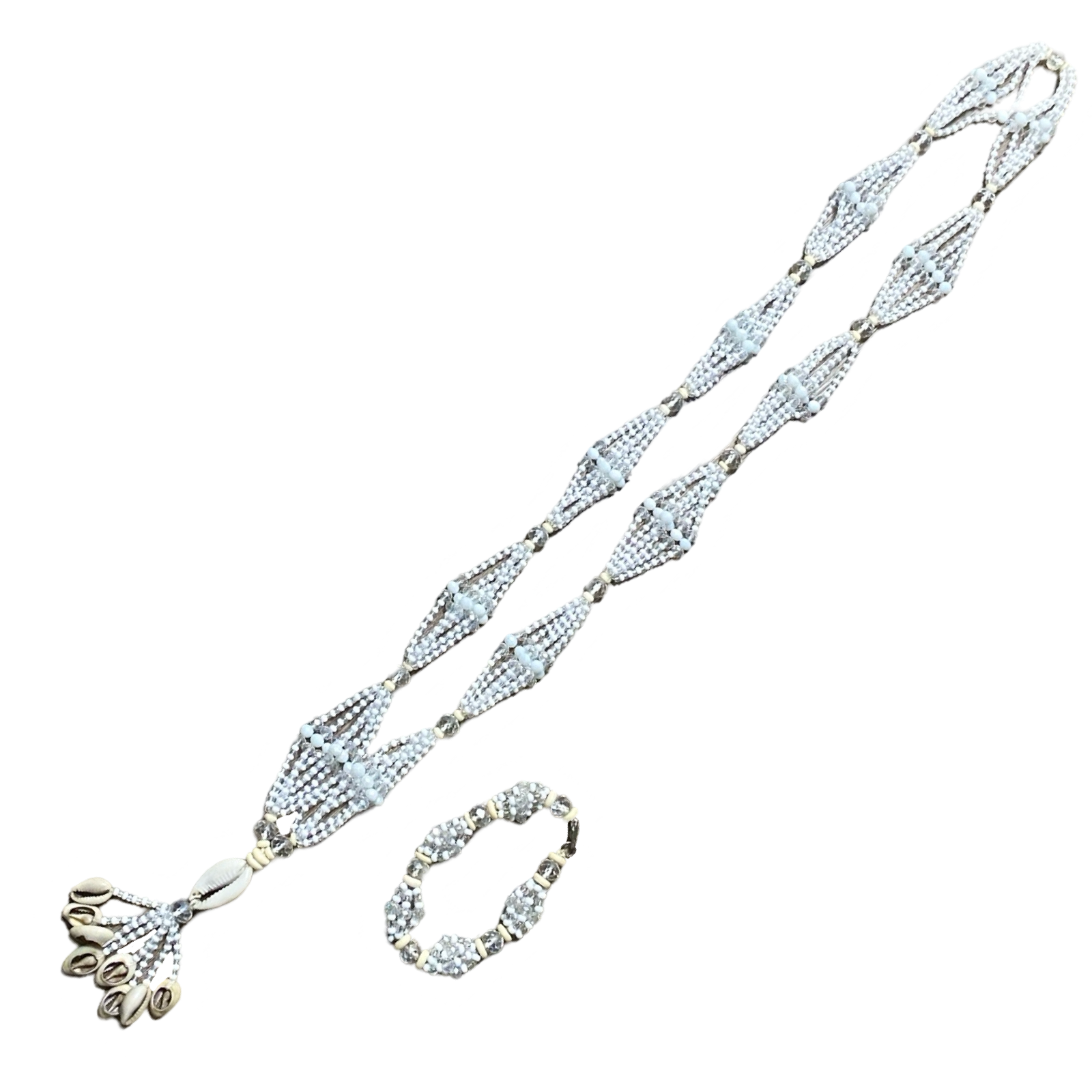 Ritual use of the Mazo de Gala for Obatalá (Obbatalá) on a ceremonial altar.