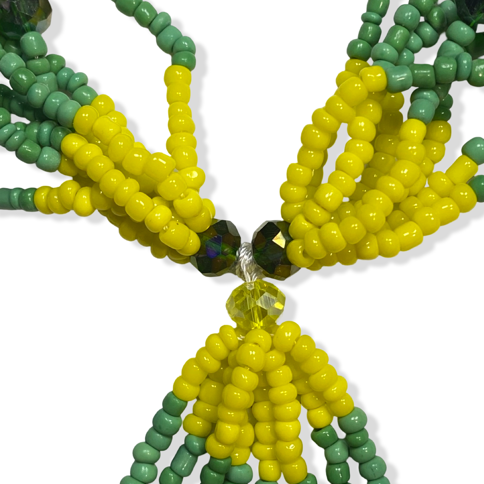 Mazo de Orunmila "Orula" - Green & Yellow Yoruba Santeria Orisha - SanteriaGuide