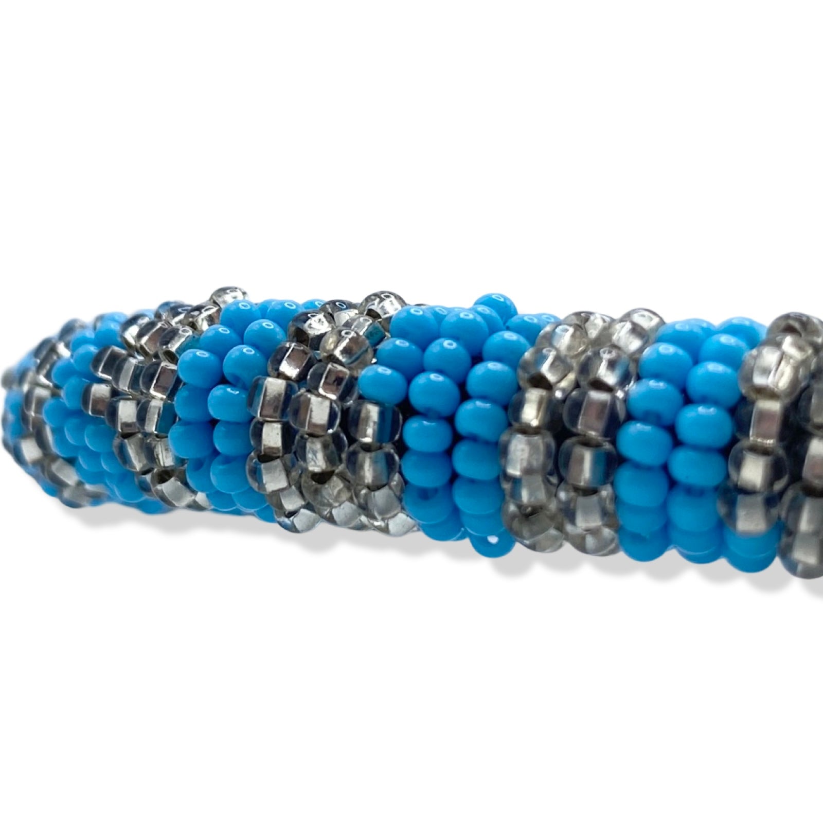 Handmade Ilde de Yemayá Asesú Bracelet - Cowrie Shell Yoruba Santeria Orisha - SanteriaGuide