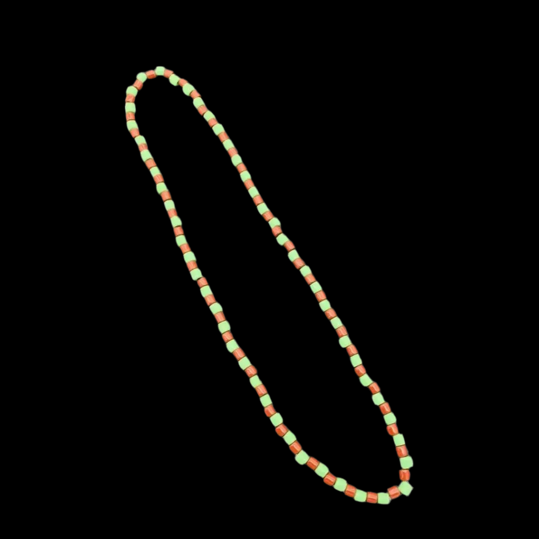 Ifá Eleke & Iléde Set – Large Glass Bead Necklace and Bracelet (4 Variants)