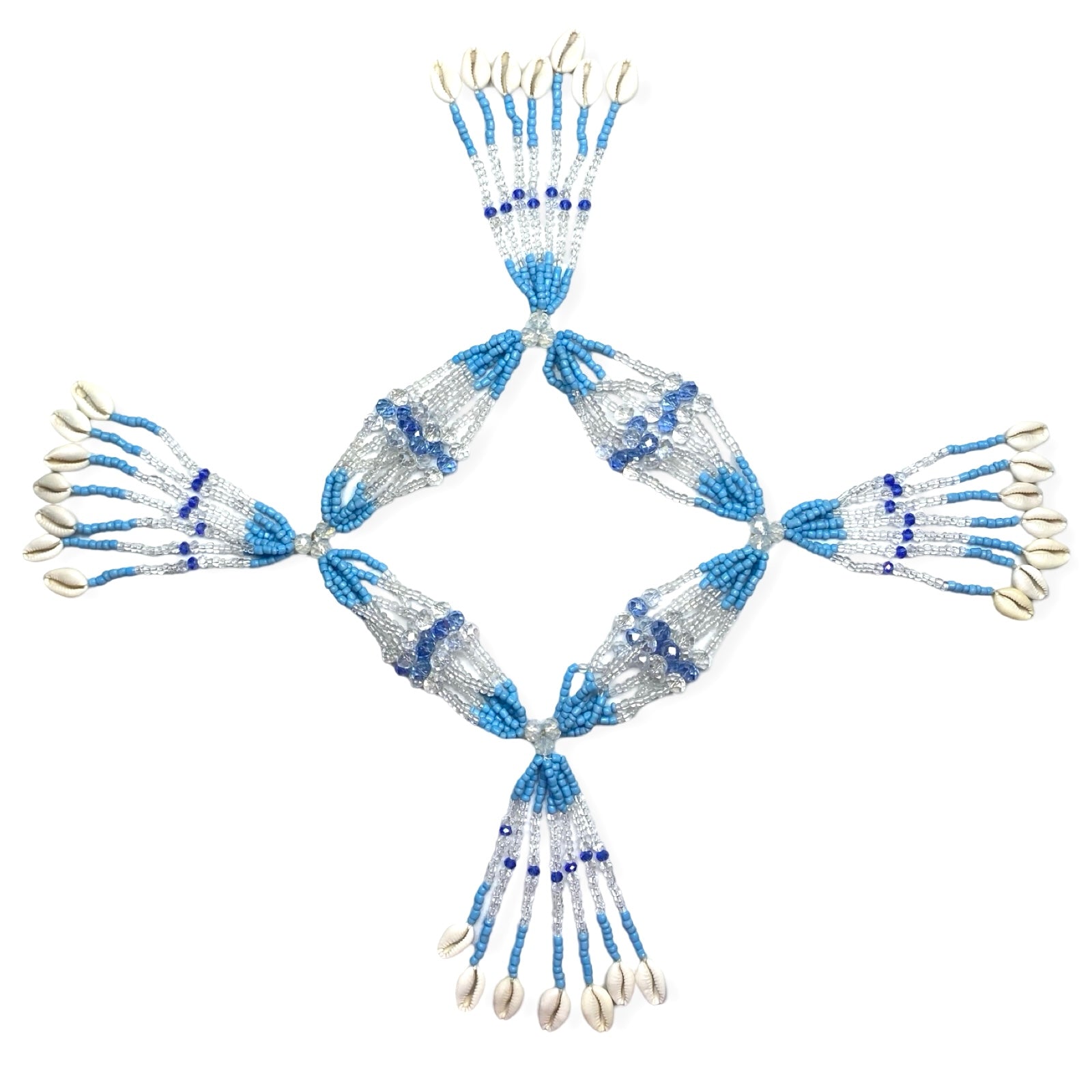 Mazo de Yemayá Asesú – En Cristal para Sopera (Yemayá Asesú Mazo – Crystal for Sopera) - SanteriaGuide