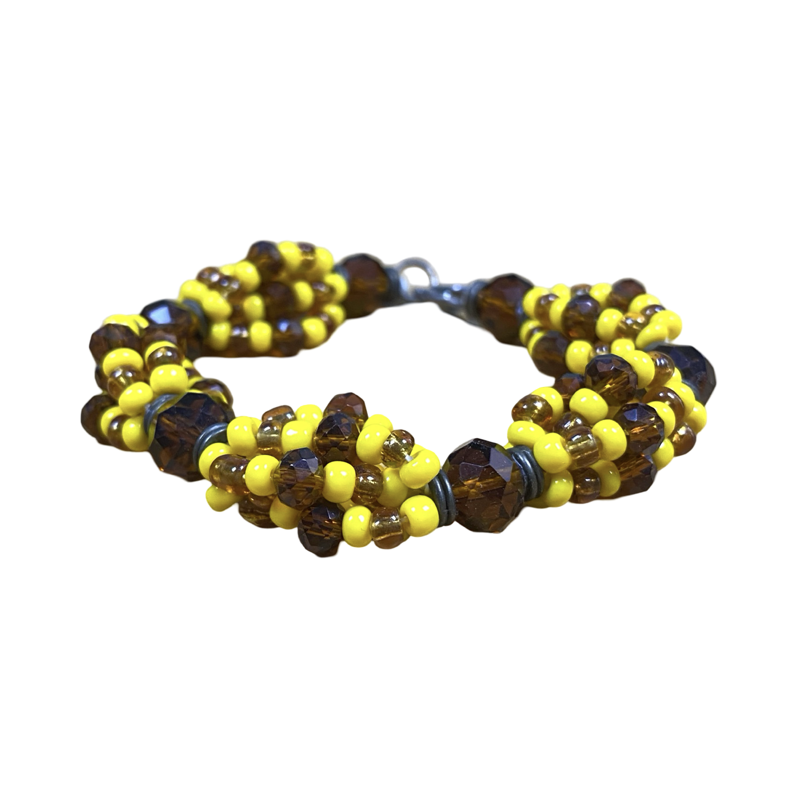 Oshún Gala Necklace with Ilde – Handmade with Sacred Beads