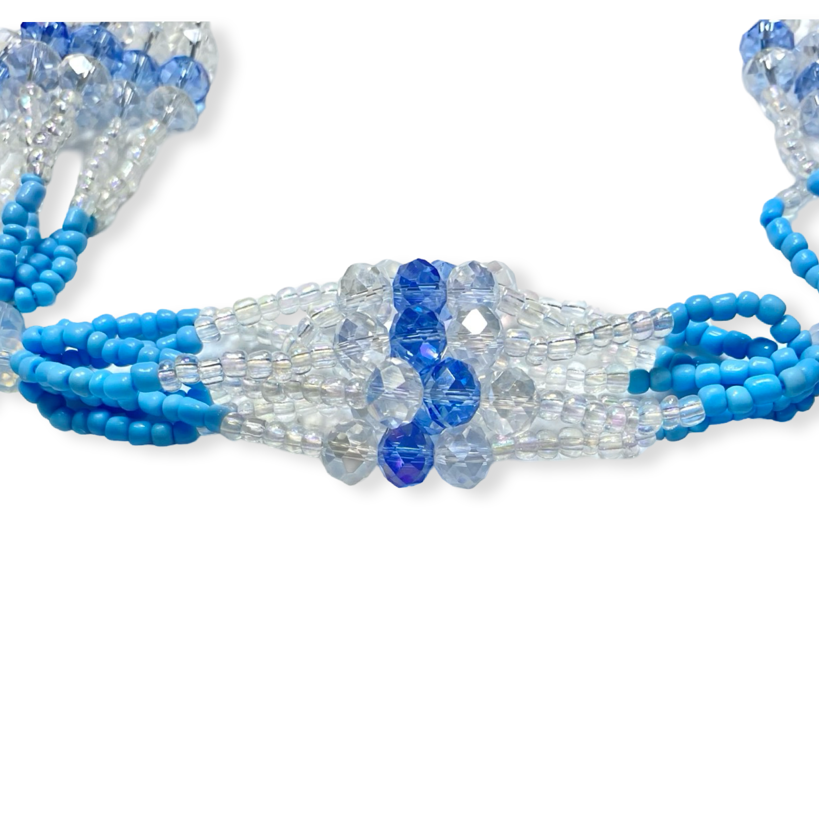 Mazo de Yemayá Asesú – En Cristal para Sopera (Yemayá Asesú Mazo – Crystal for Sopera) - SanteriaGuide