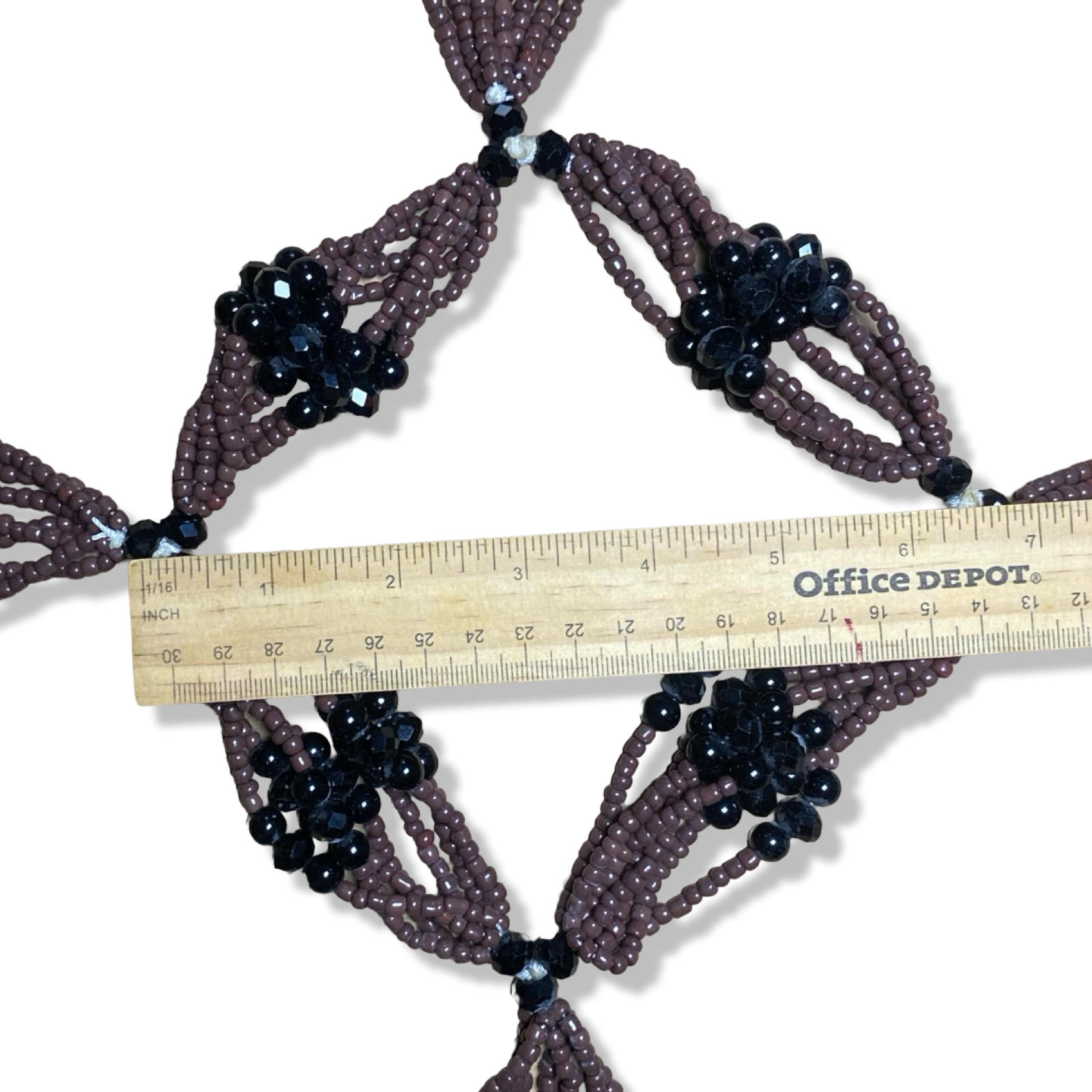 Handmade Mazo de Babalú Ayé - Blue & Brown Beads with Cowrie Shells Yoruba Santería Orisha - SanteriaGuide